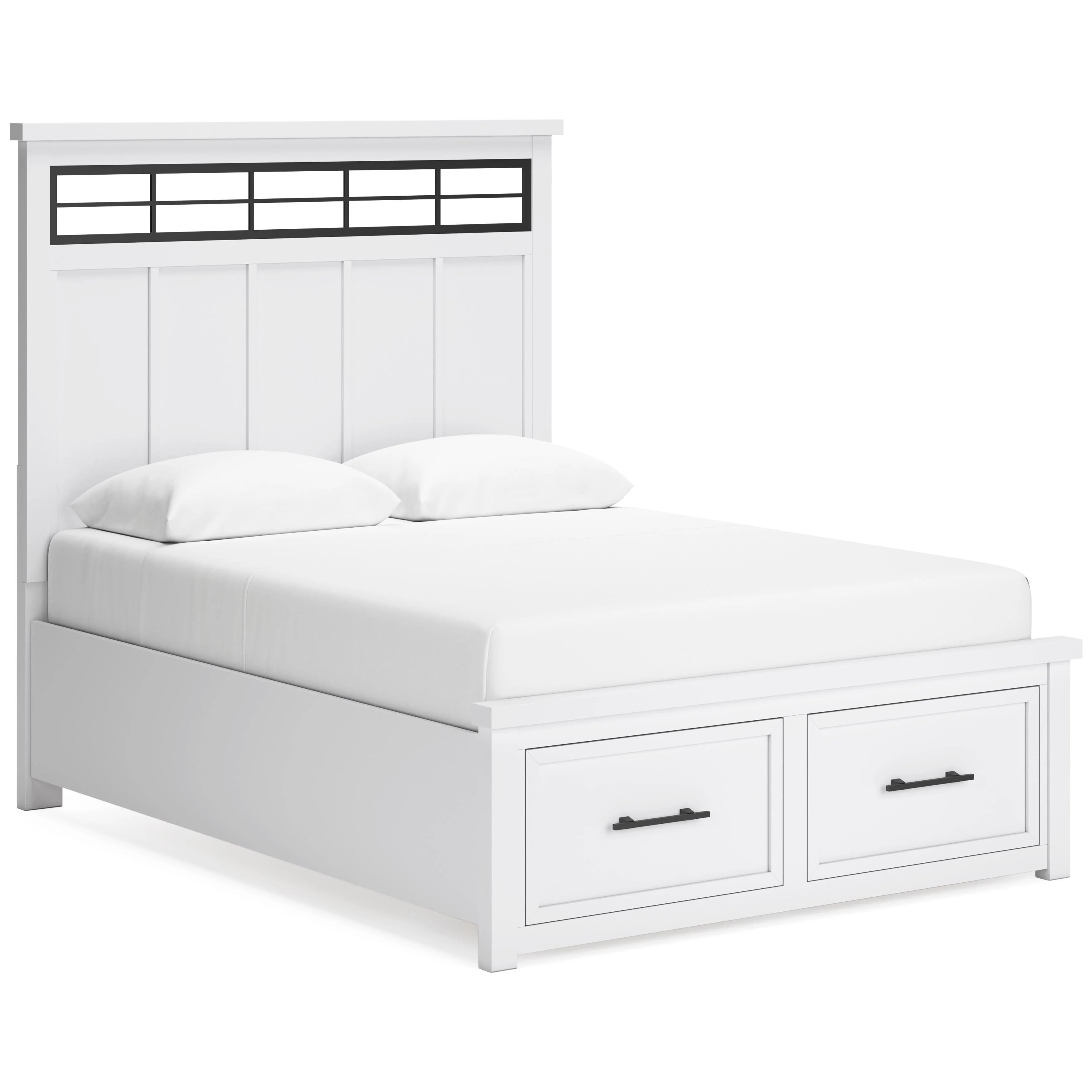 Benchcraft Ashbryn B844B9 6 pc King Panel Storage Bedroom Set - Image 2