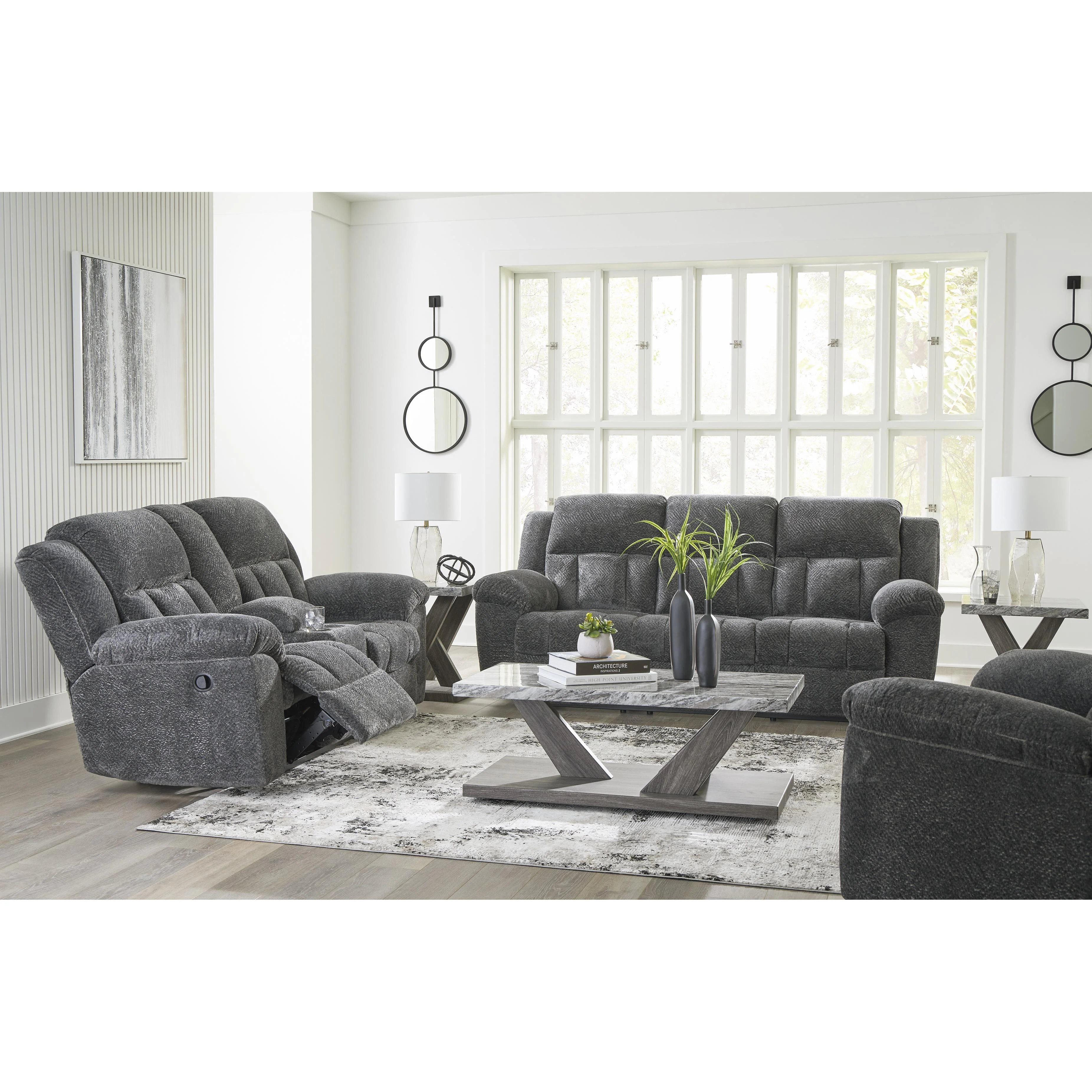 Signature Design by Ashley Frohn 37406U4 3 pc Reclining Living Room Set - Image 1