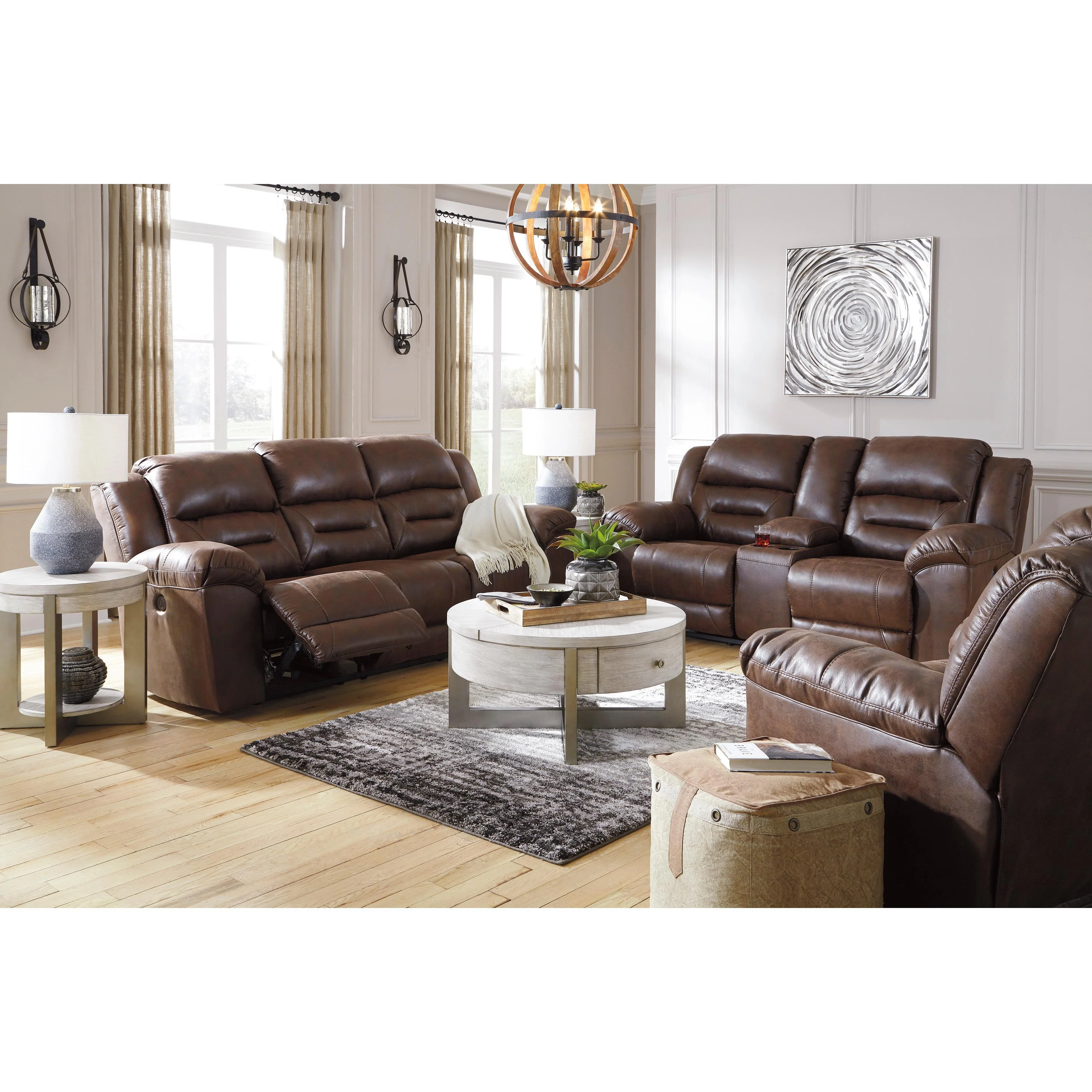 Signature Design by Ashley Stoneland 39904U3 3 pc Power Reclining Living Room Set - Image 1