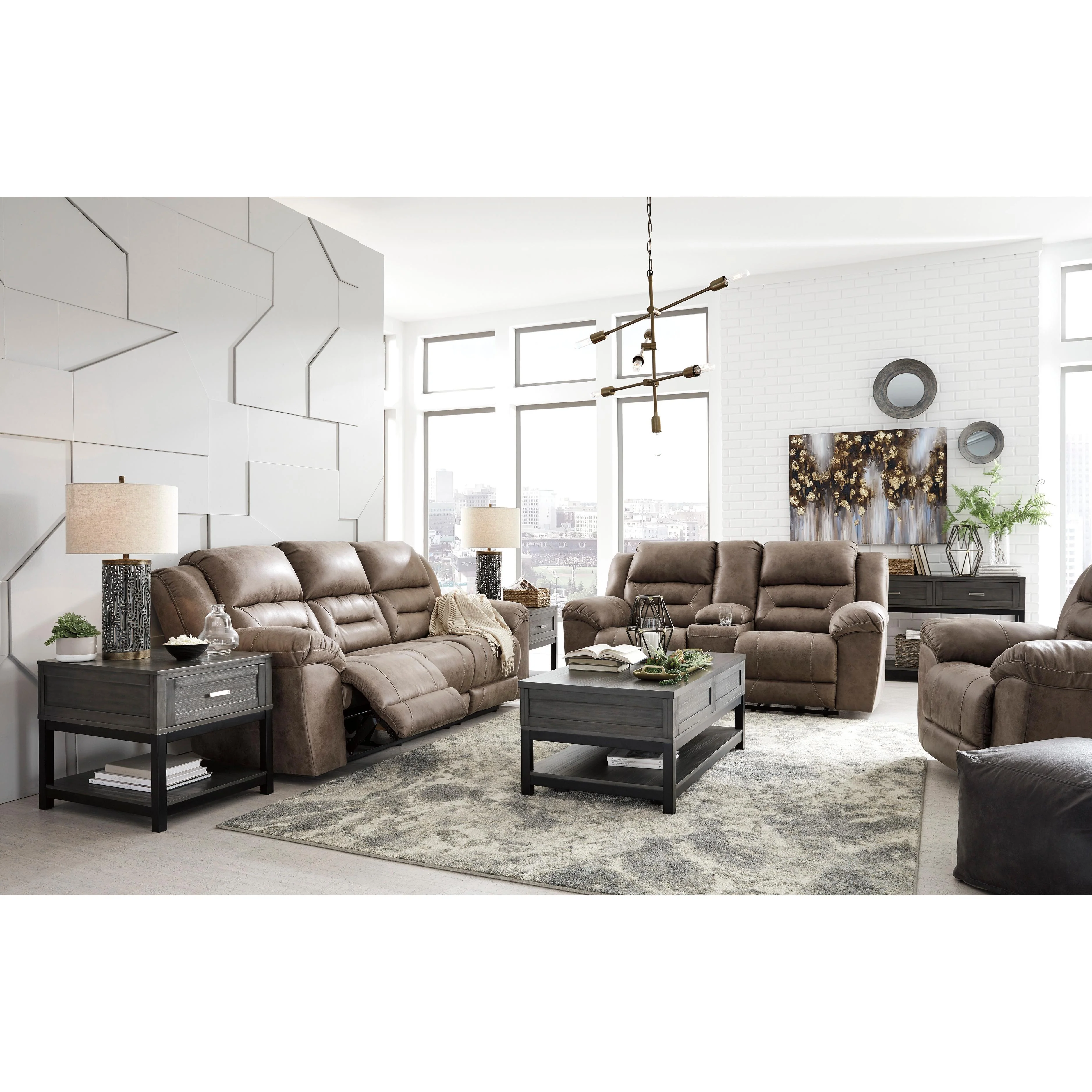 Signature Design by Ashley Stoneland 39905U5 3 pc Power Reclining Living Room Set - Image 1