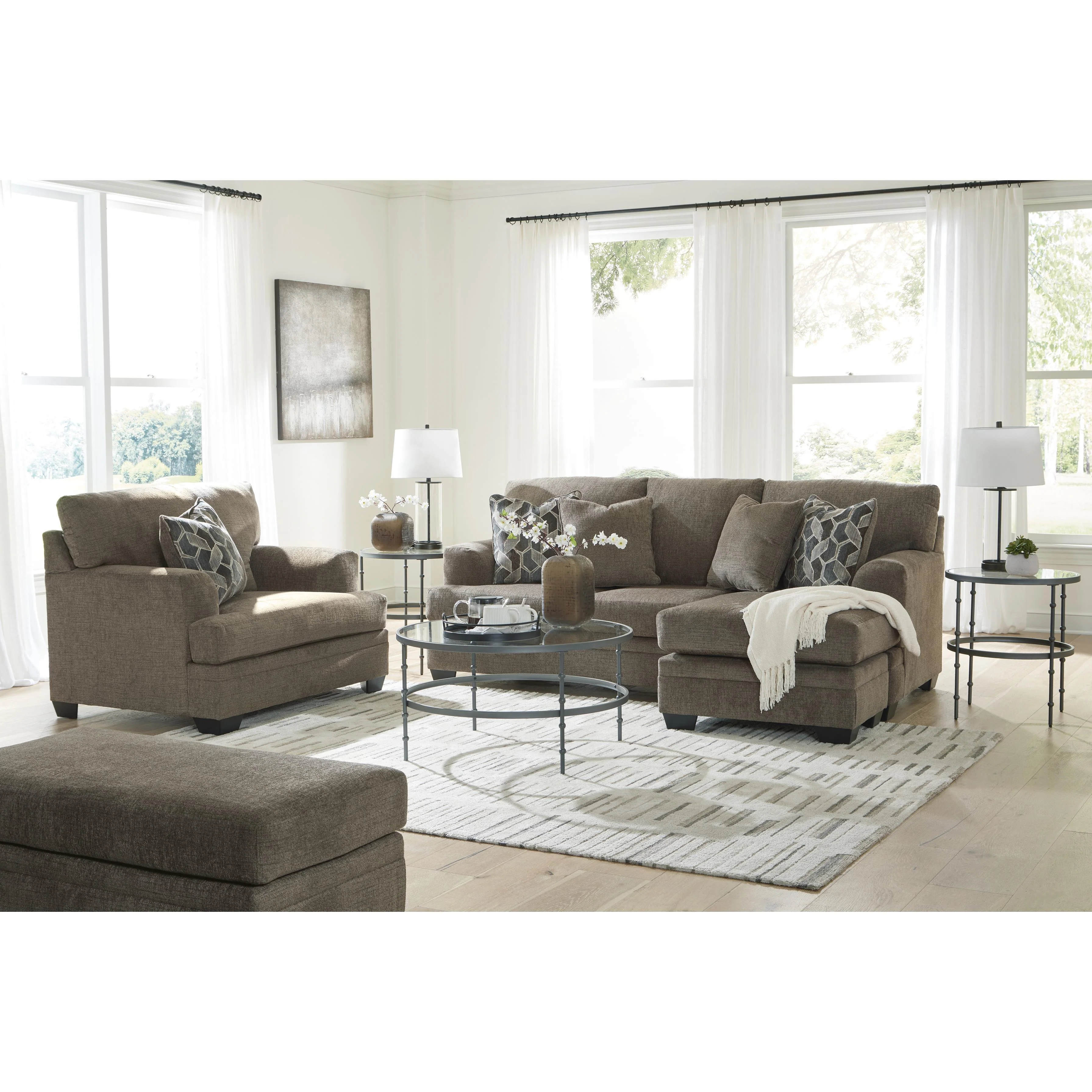 Signature Design by Ashley Stonemeade 59505U3 3 pc Stationary Living Room Set - Image 1