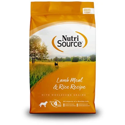 Nutrisource Lamb & Rice Adult Dog Food 4Lb - Image 1
