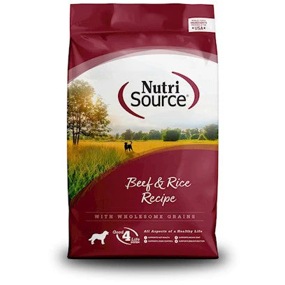 NutriSource Beef & Brown Rice Recipe Dry Dog Food 26lb - Image 1