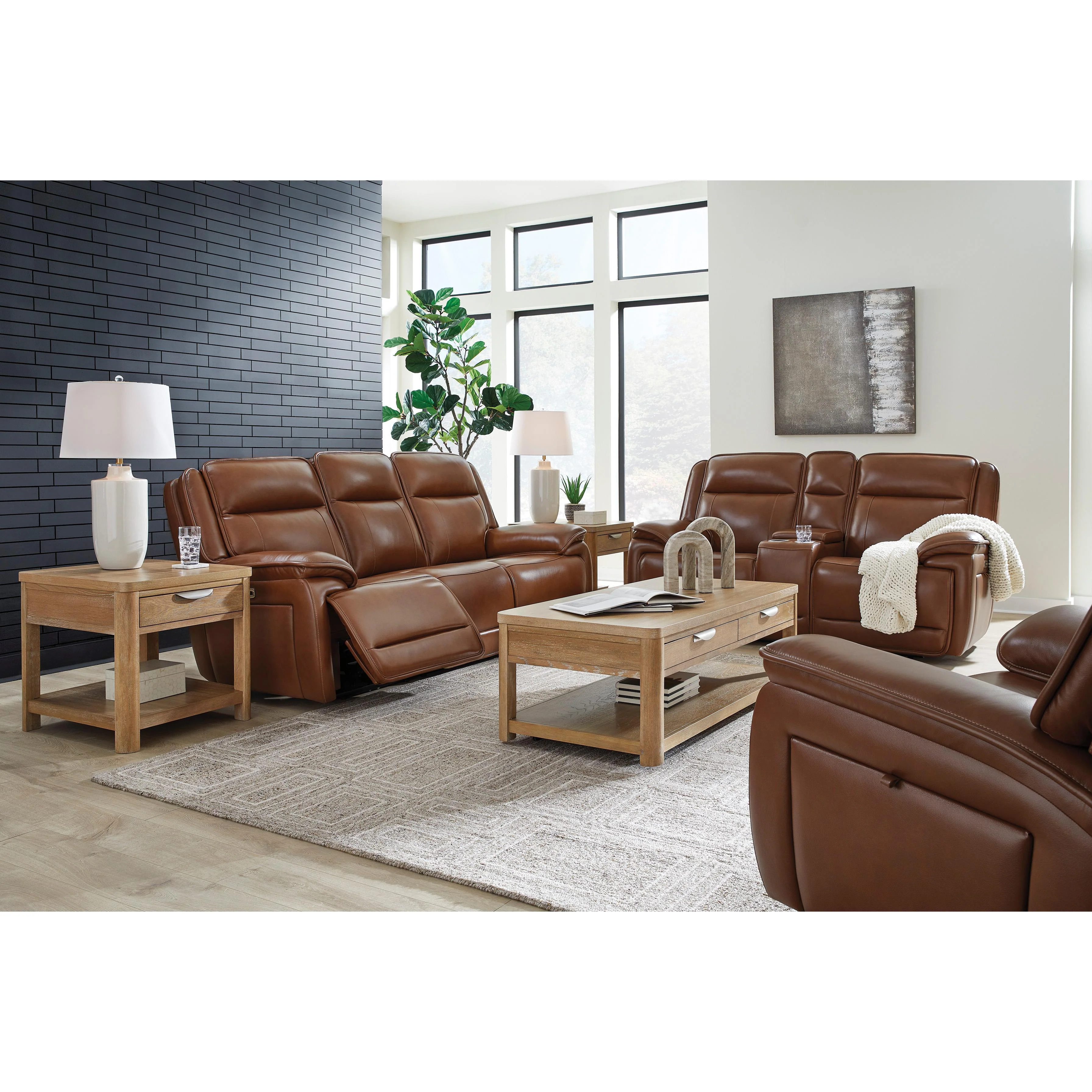 Signature Design by Ashley Healy Pier U11204U2 3 pc Power Reclining Living Room Set - Image 1
