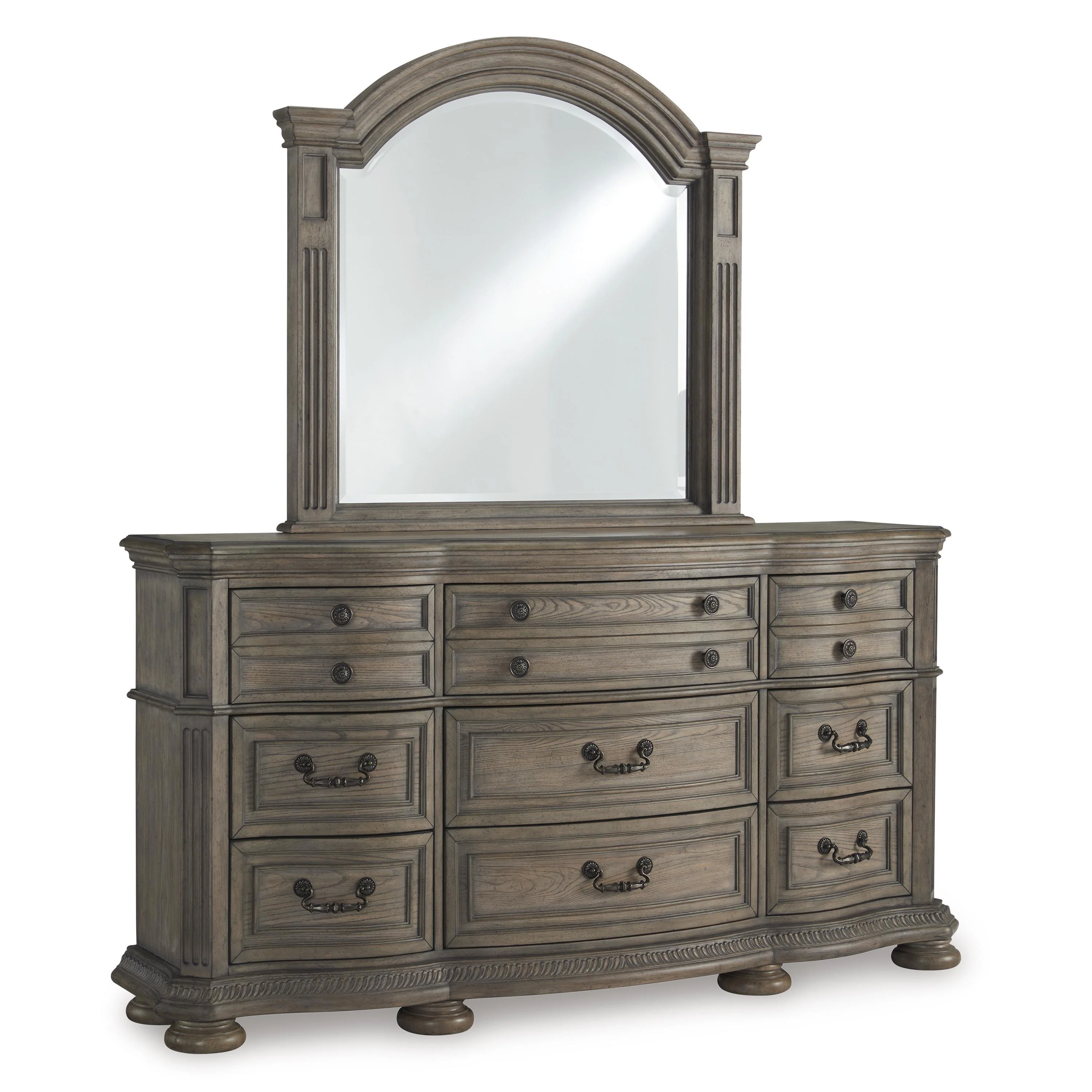 Signature Design by Ashley Ardenfield B944B7 6 pc King Sleigh Bedroom Set - Image 3