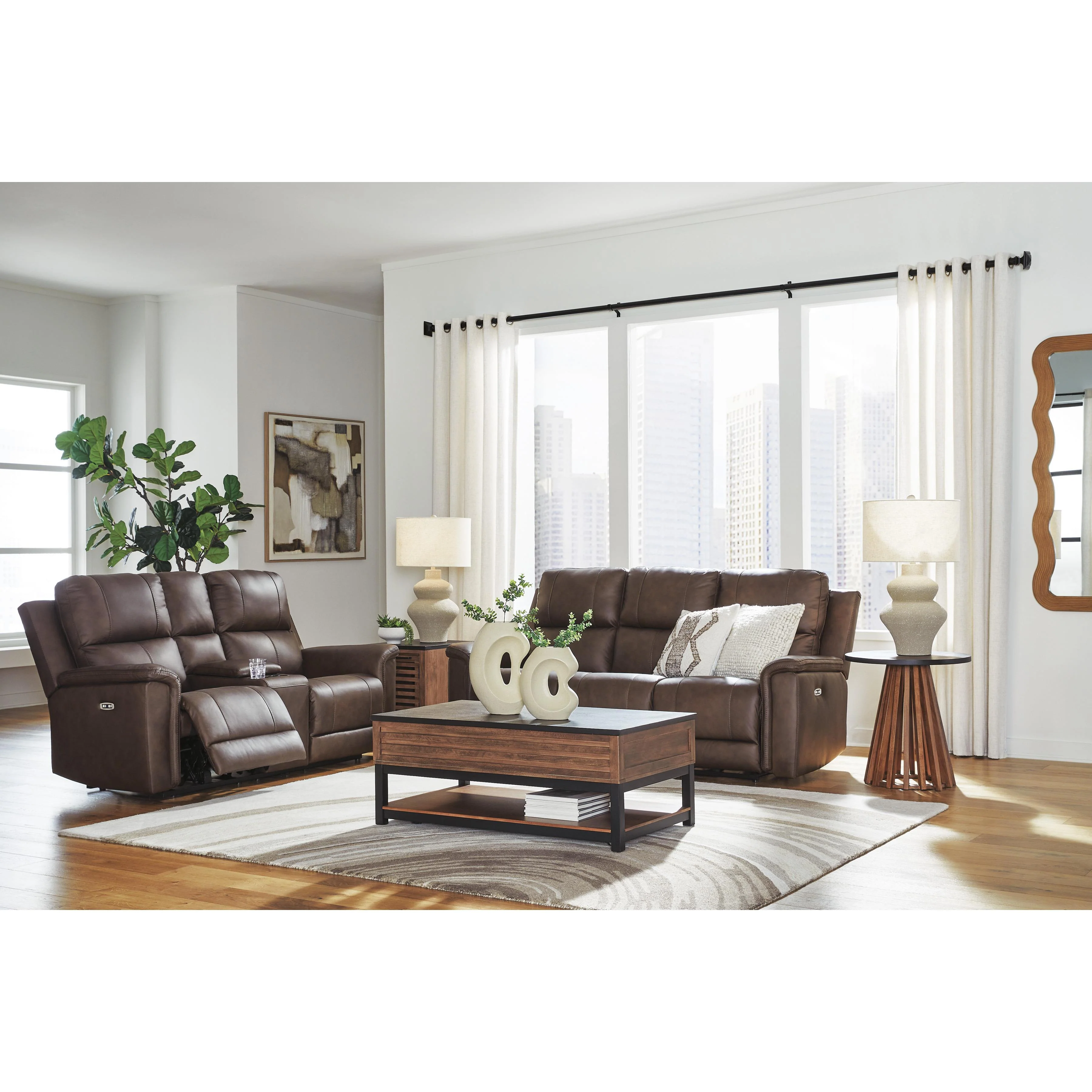 Signature Design by Ashley Bleckley PCU12001 2 pc Power Reclining Living Room Set - Image 1