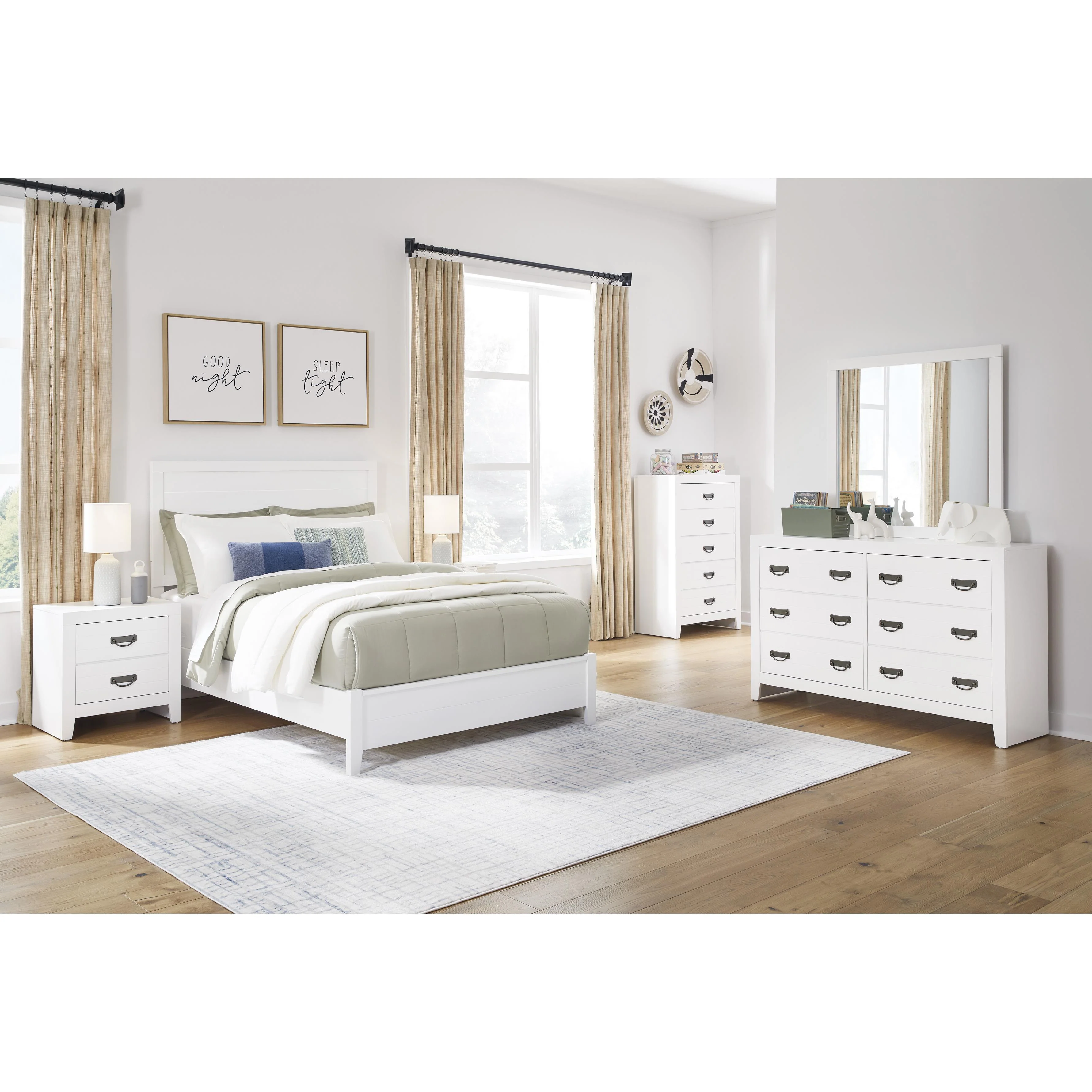 Signature Design by Ashley Binterglen B427B17 6 pc Full Panel Bedroom Set - Image 1