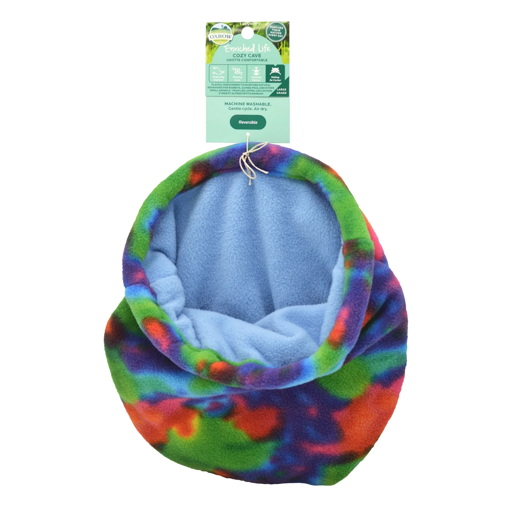 Oxbow Enriched Life Cozy Cave for Guinea Pig, 7.8 L X 1" W X 11.8" H - Image 1