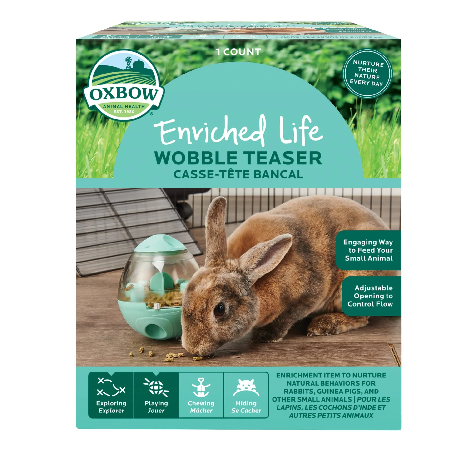 Oxbow Enriched Life Wobble Teaser Small Animal Toy - Image 1