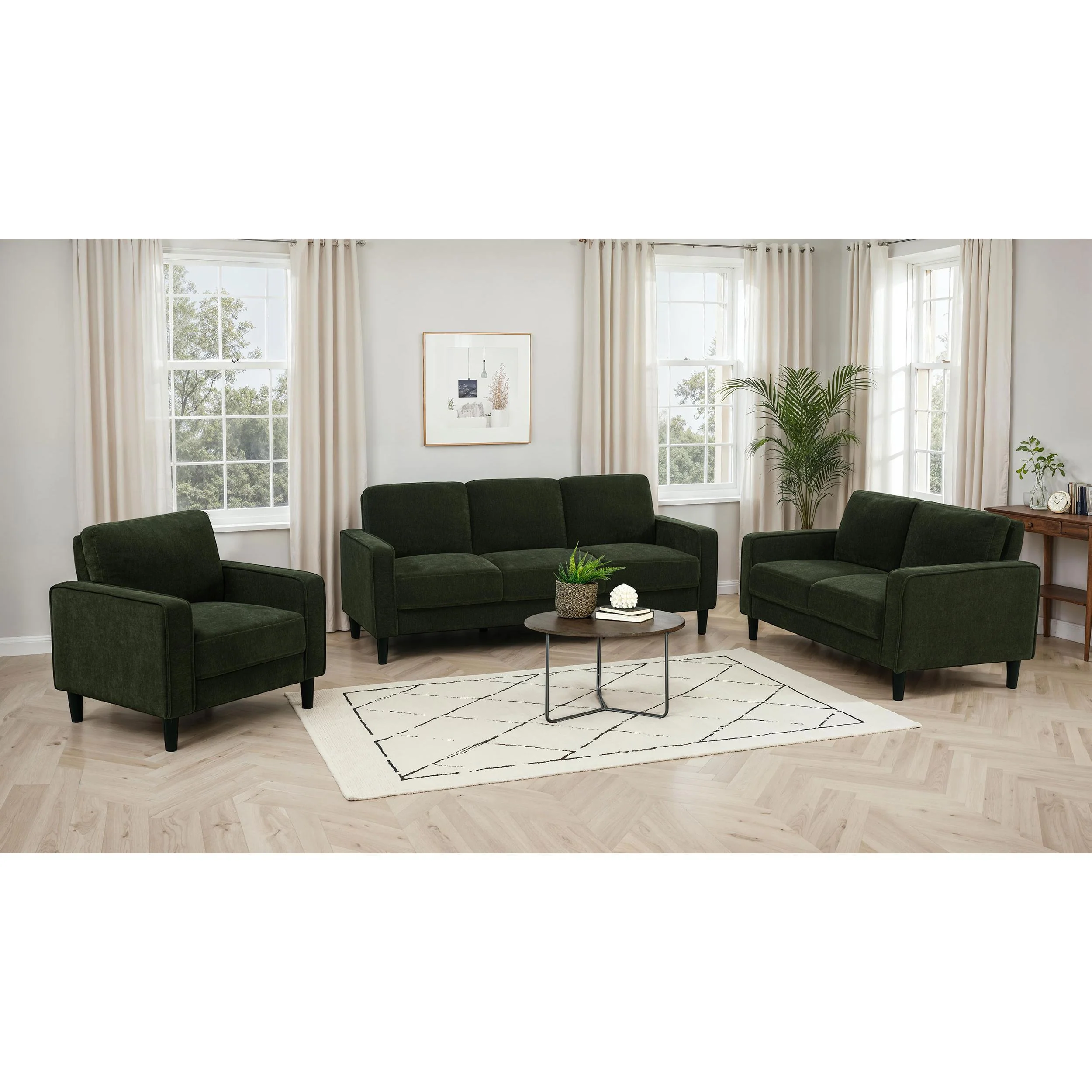 Coaster Furniture Ruth 511214-S3 3 pc Living Room Set - Image 1