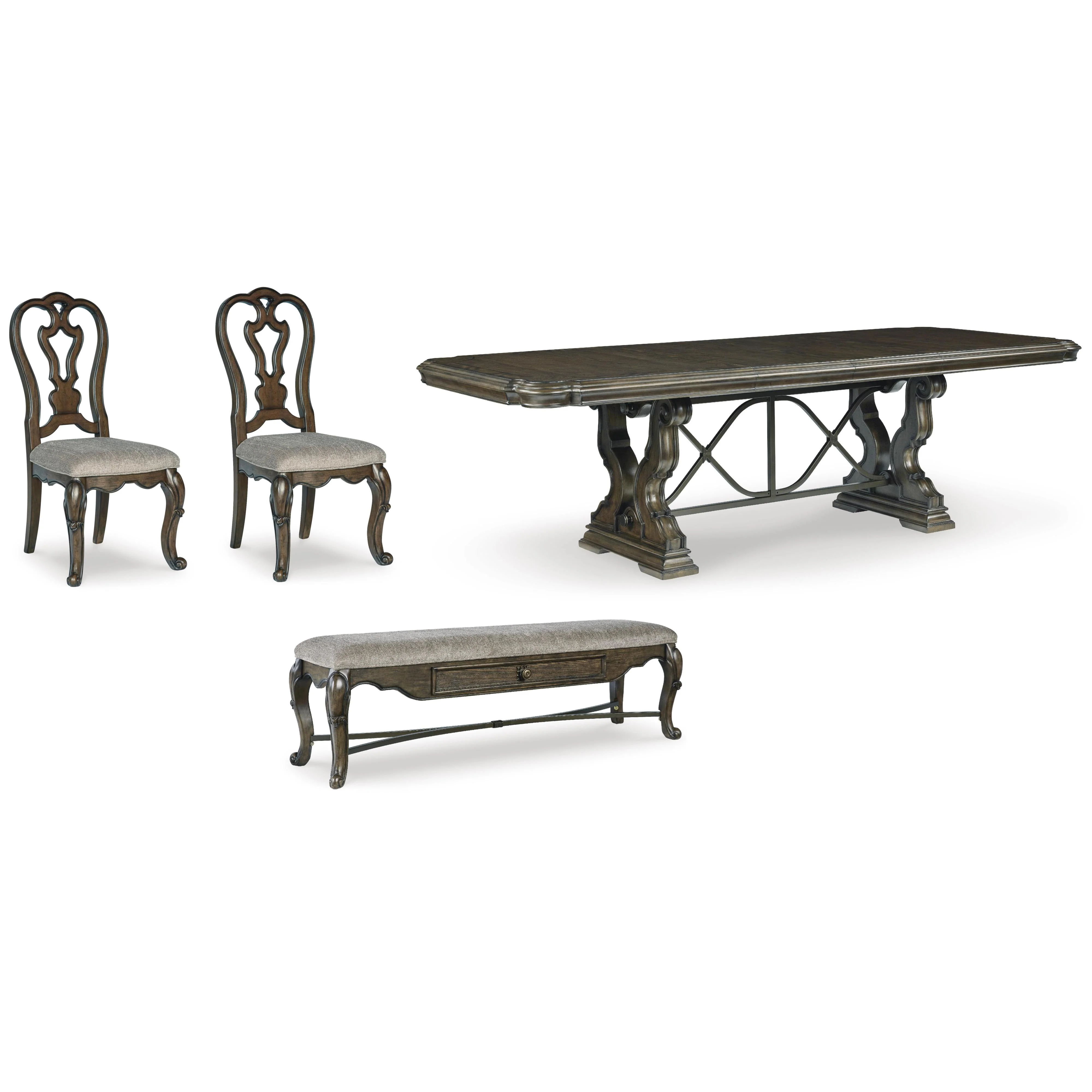 Signature Design by Ashley Maylee D947D12 4 pc Dining Set - Image 1