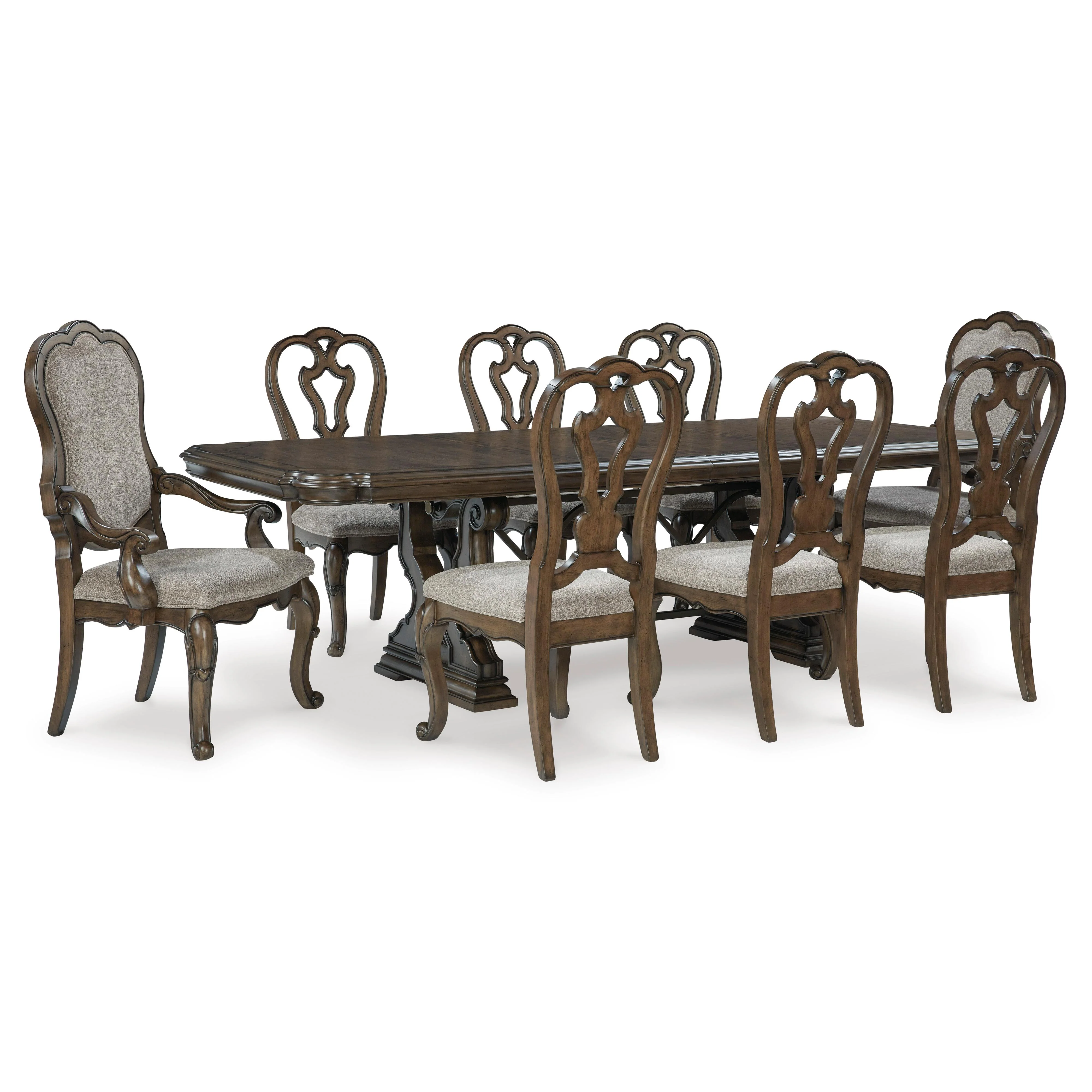 Signature Design by Ashley Maylee D947D3 7 pc Dining Set - Image 1