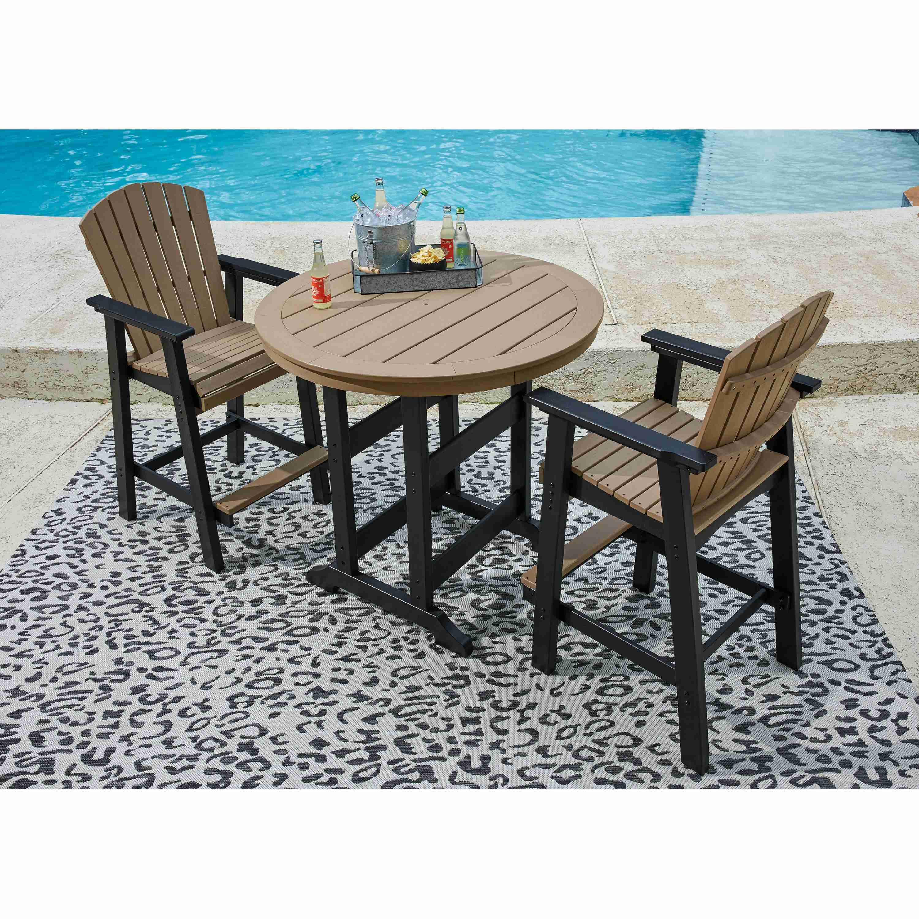Signature Design by Ashley Fairen Trail P211P1 3-piece Outdoor Dining Set - Image 3
