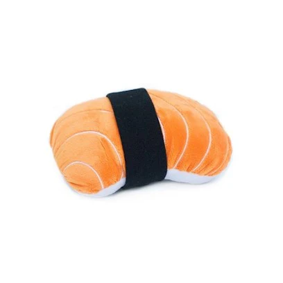 ZippyPaws NomNomz Plush Squeaker Dog Toy - The Foodie Pup - Sushi - Image 1