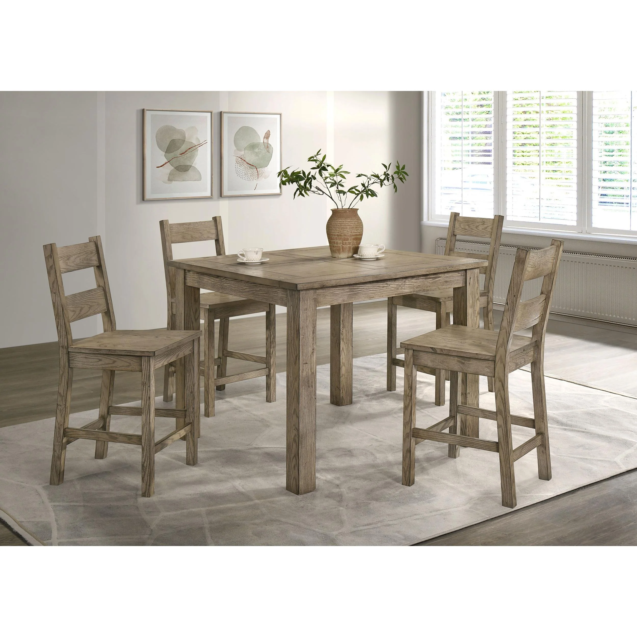 Coaster Furniture Cardova 192928-S5 5 pc Counter Height Dining Set