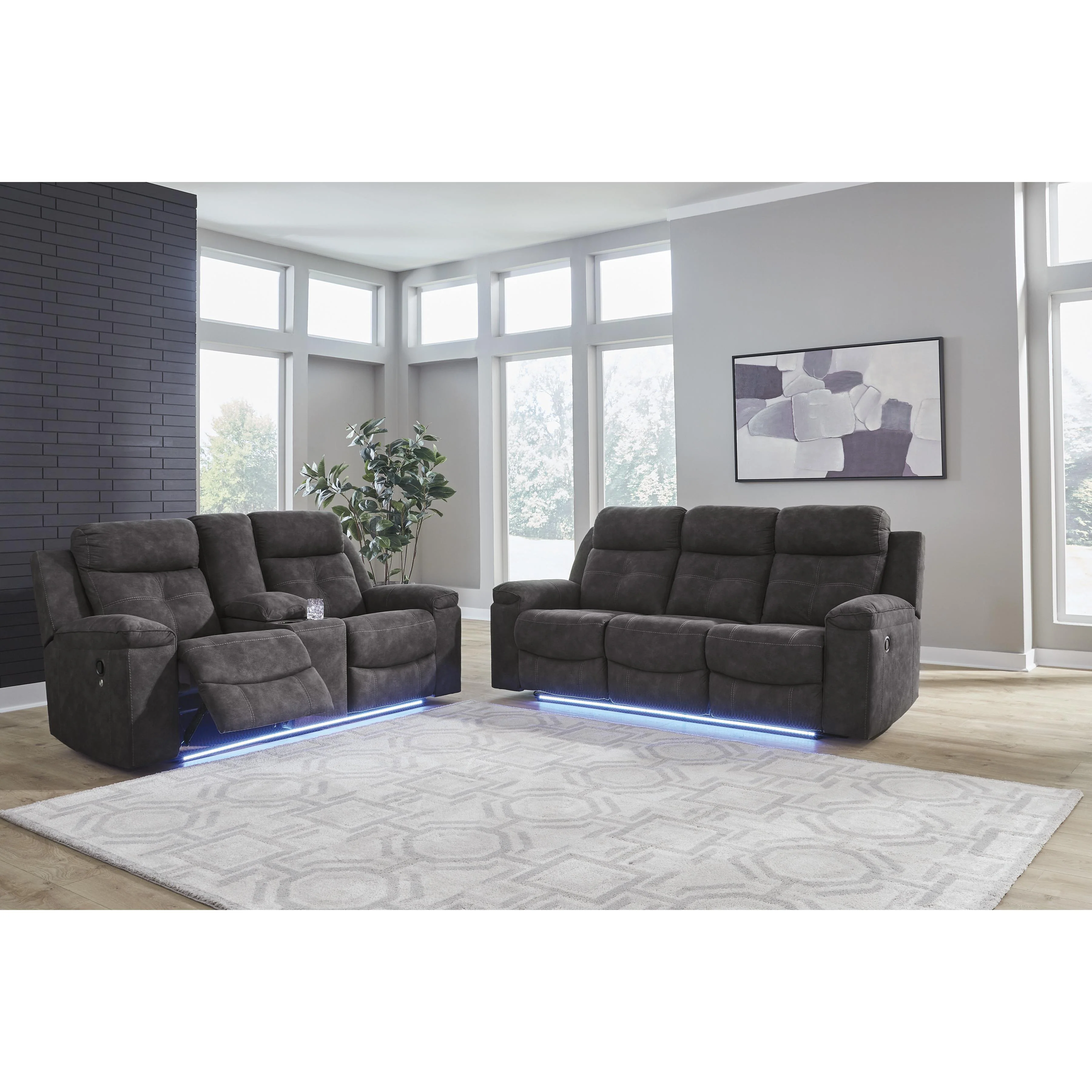 Benchcraft Brysonview 63605 2 pc Reclining Living Room Set - Image 2