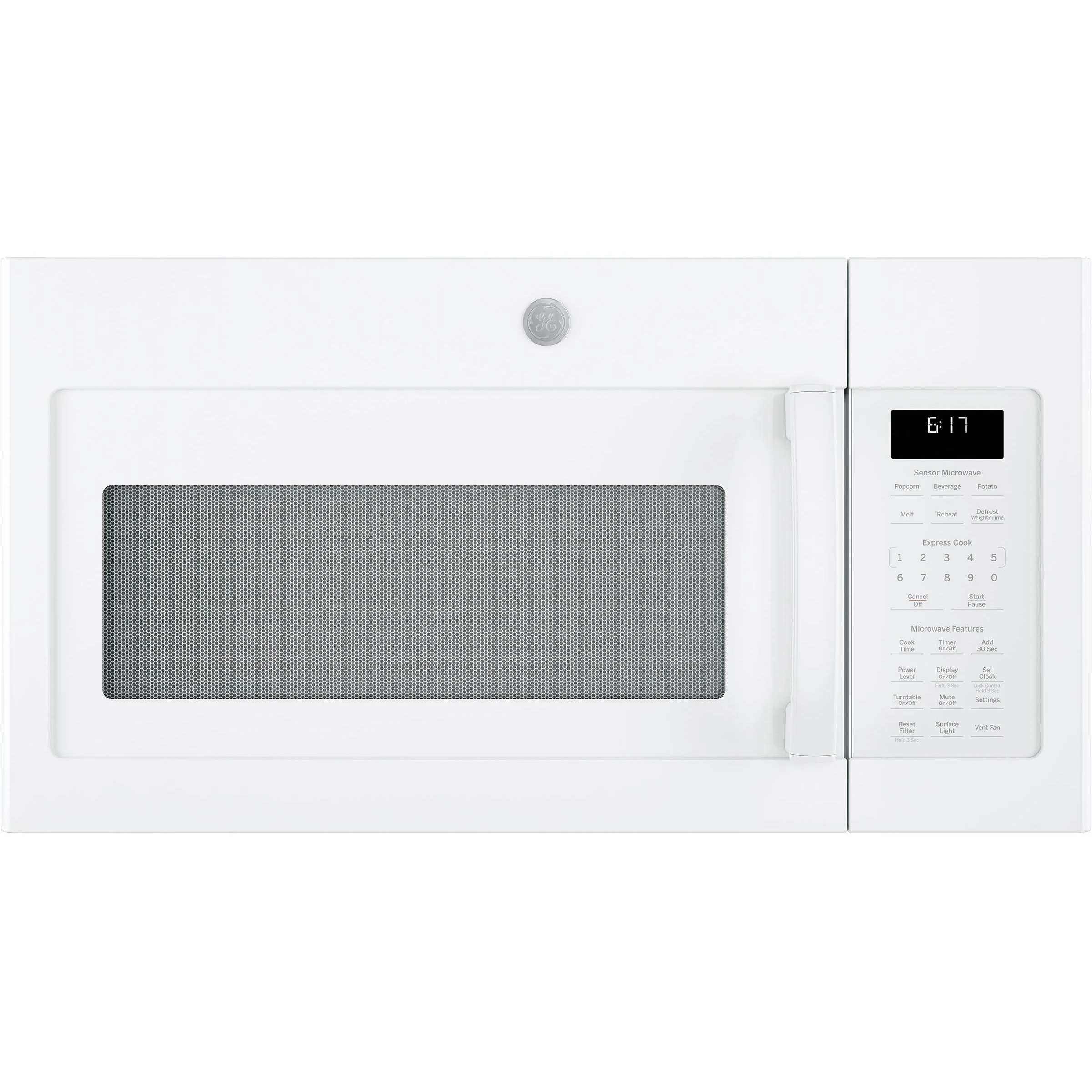 GE 30-inch, 1.7 cu. ft. Over-the-Range Microwave Oven JVM6175DKWW - Image 1
