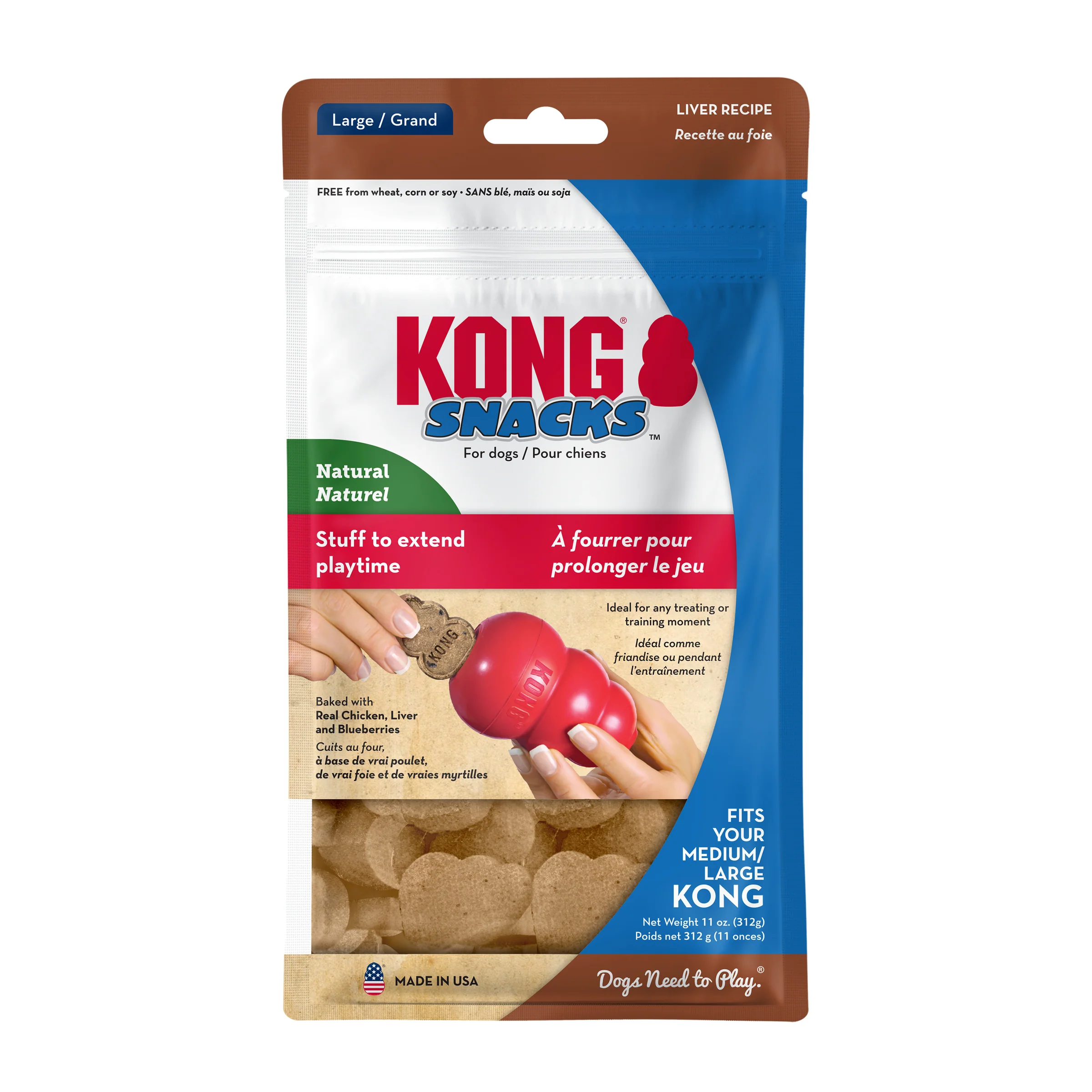 Kong Dog Treat Easy Treat Peanut Butter 8oz - Image 1