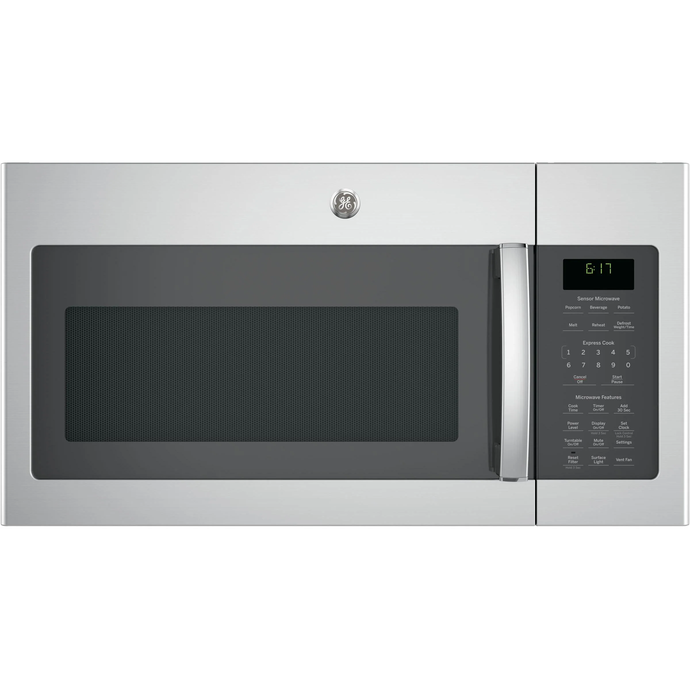 GE 30-inch, 1.7 cu. ft. Over-the-Range Microwave Oven JVM6175SKSS - Image 1