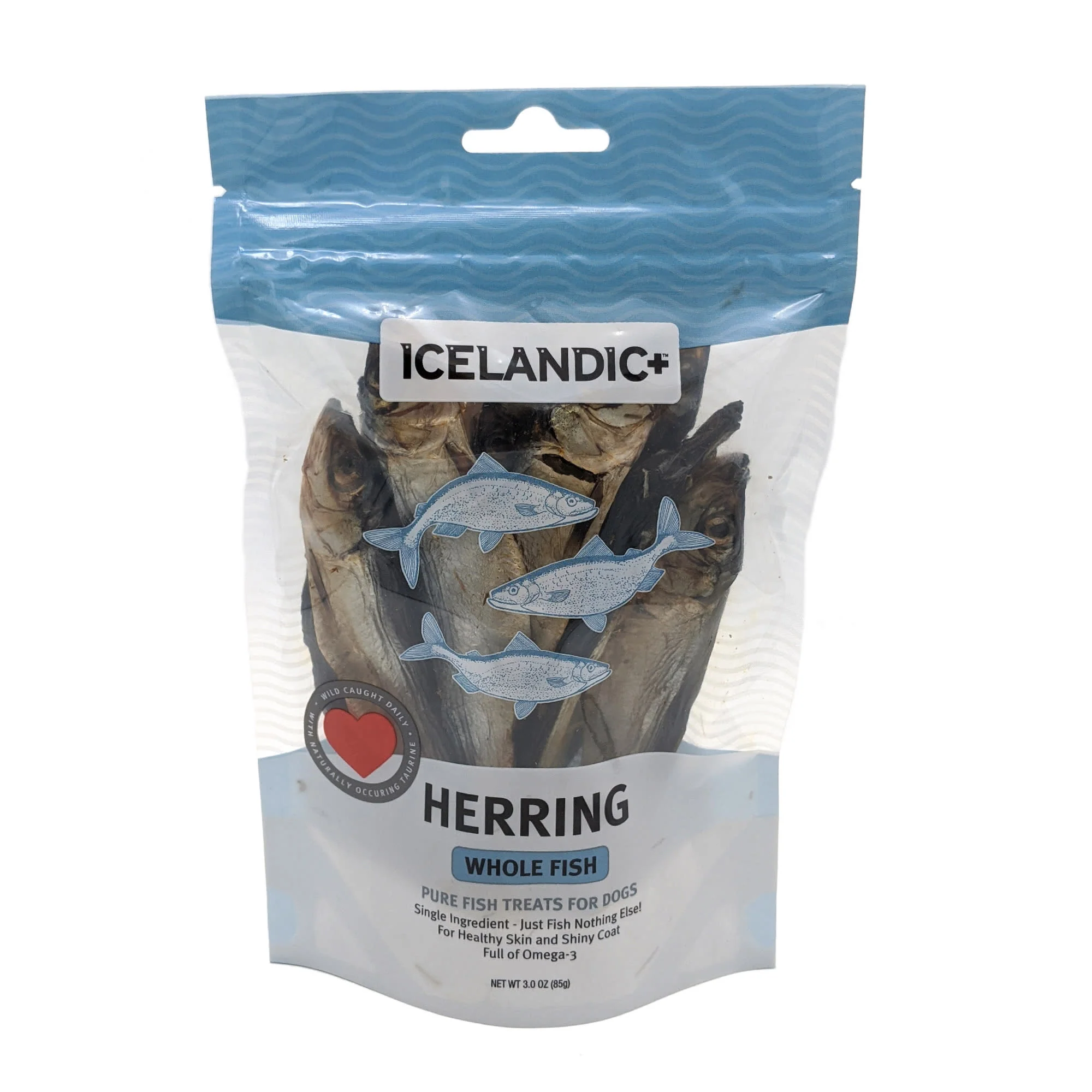 Icelandic+ Herring Whole Fish Dog Treats, 3 oz. - Image 1