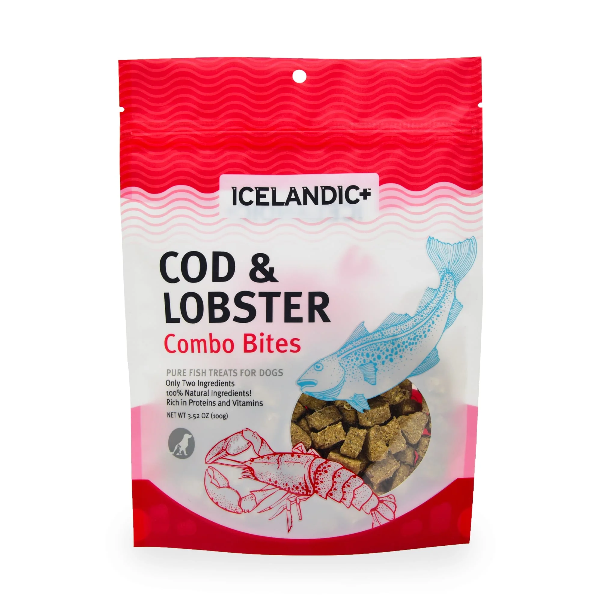 Icelandic Dog Combo Bites Cod Lobster 6Ct - Image 1