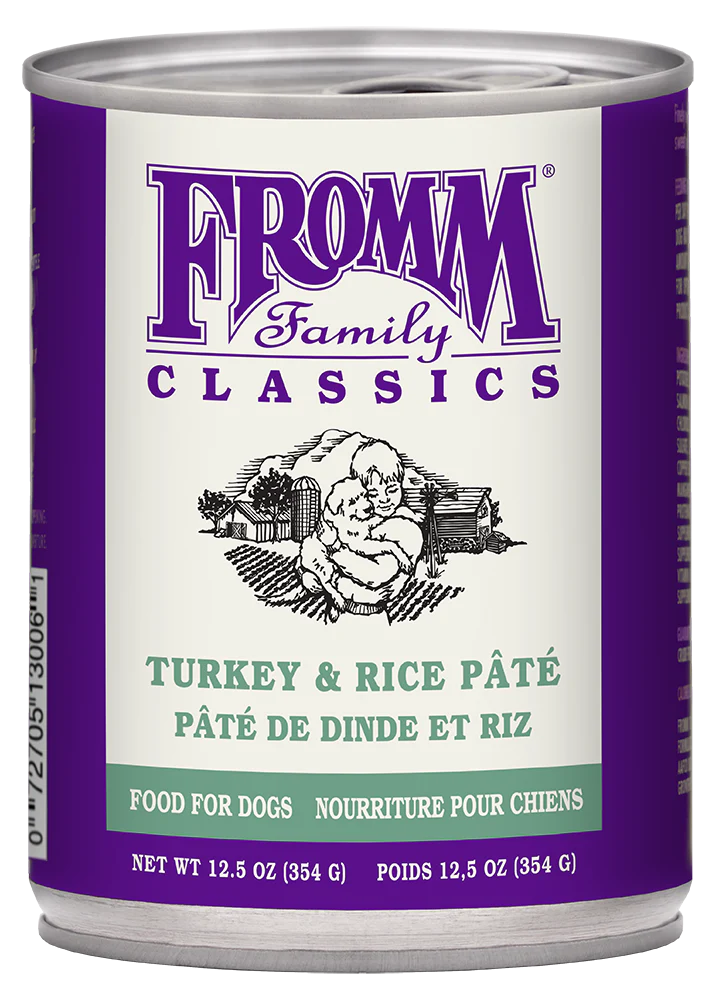 Fromm Classic Turkey & Rice Canned Dog Food 12.5oz - Image 1
