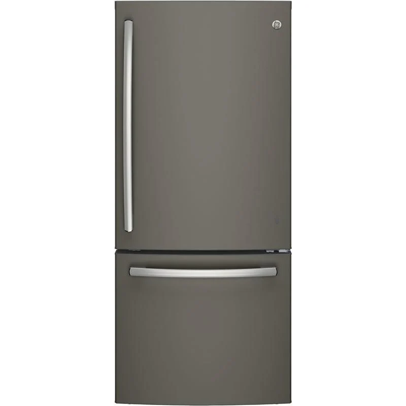 GE 30-inch, 20.9 cu. ft. Bottom Freezer Refrigerator GDE21EMKES - Image 1