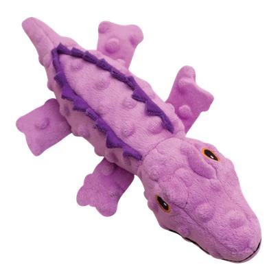 Snugarooz 12 in. Ellie the Gator Purple Dog Toys - Image 1