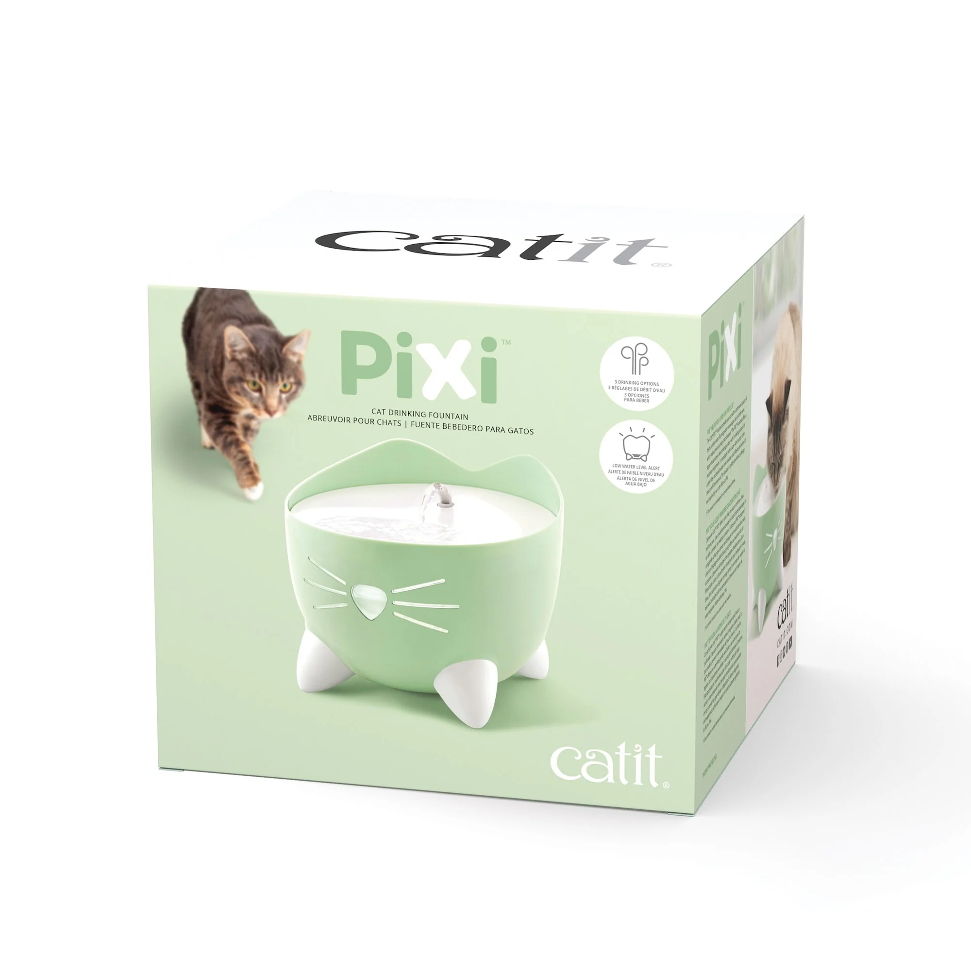 Catit Pixi Cat Fountain - Mint Green - Image 1