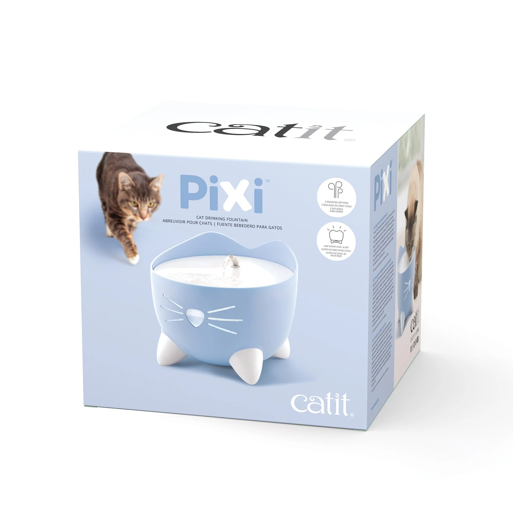 Catit Pixi Cat Fountain - Light Blue - Image 1