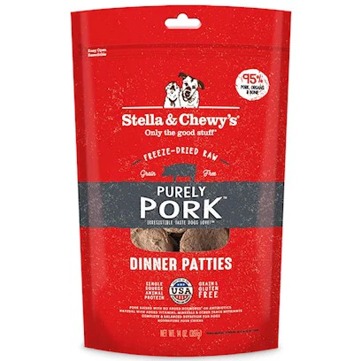 Stella & Chewy’s Purely Pork Freeze Dried Raw Dog Food
