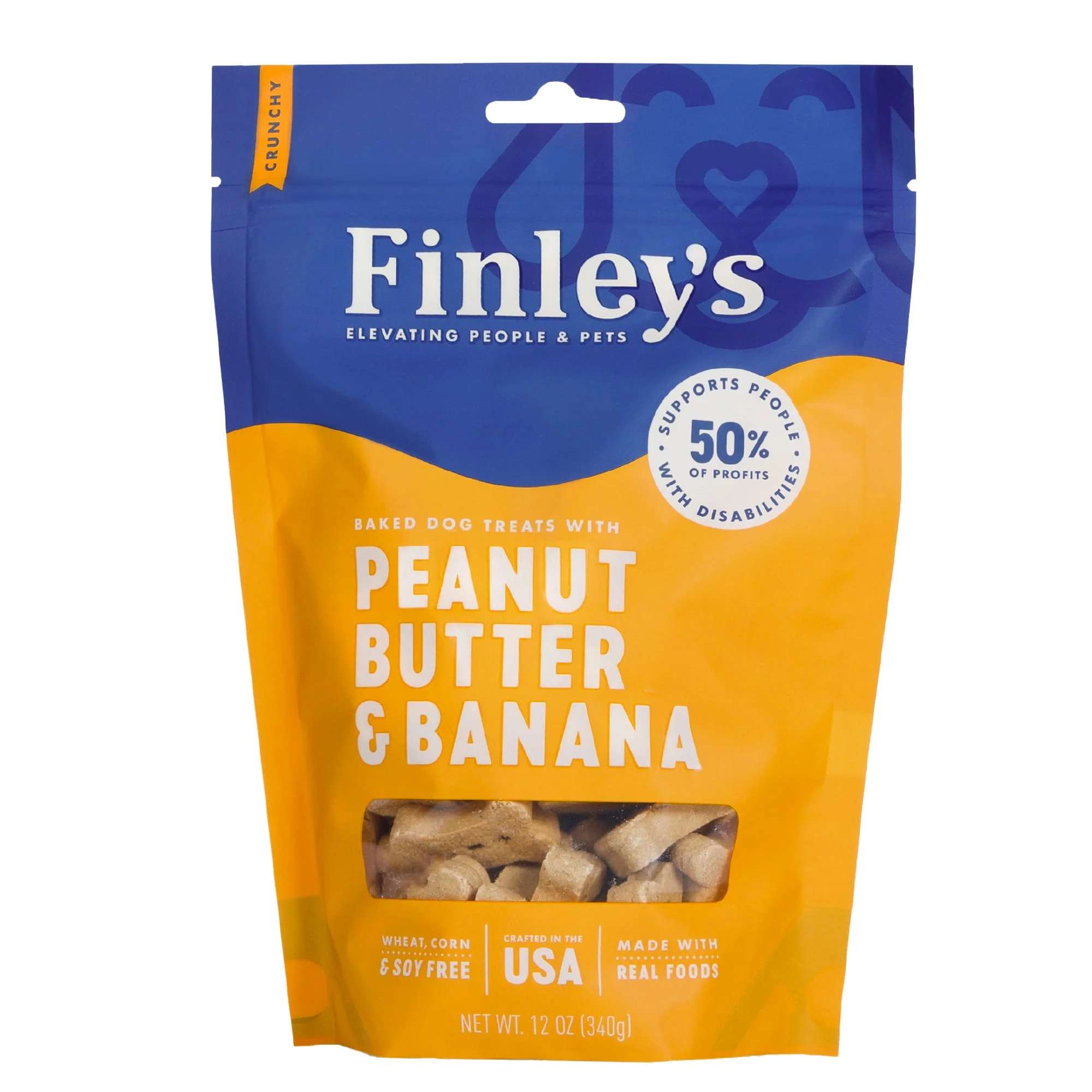 Peanut Butter & Banana Dog Biscuit by Finley s Barkery - Image 1