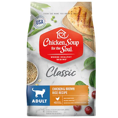 Chicken Soup Adult Cat - Chicken & Brown Rice Recipe Cat 4.5lb - Image 1
