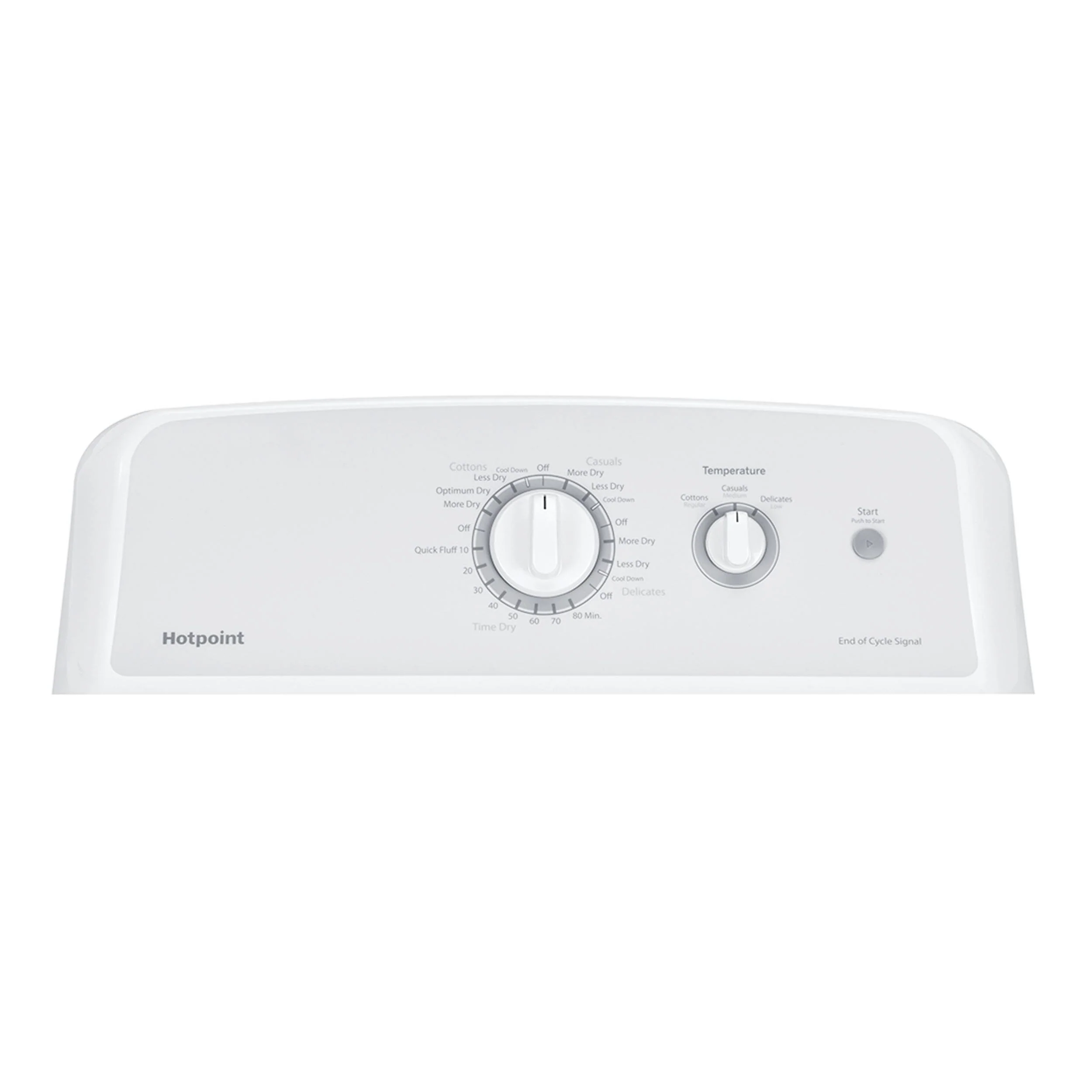 Hotpoint 6.2 cu. ft. Electric Dryer HTX24EASKWS - Image 2