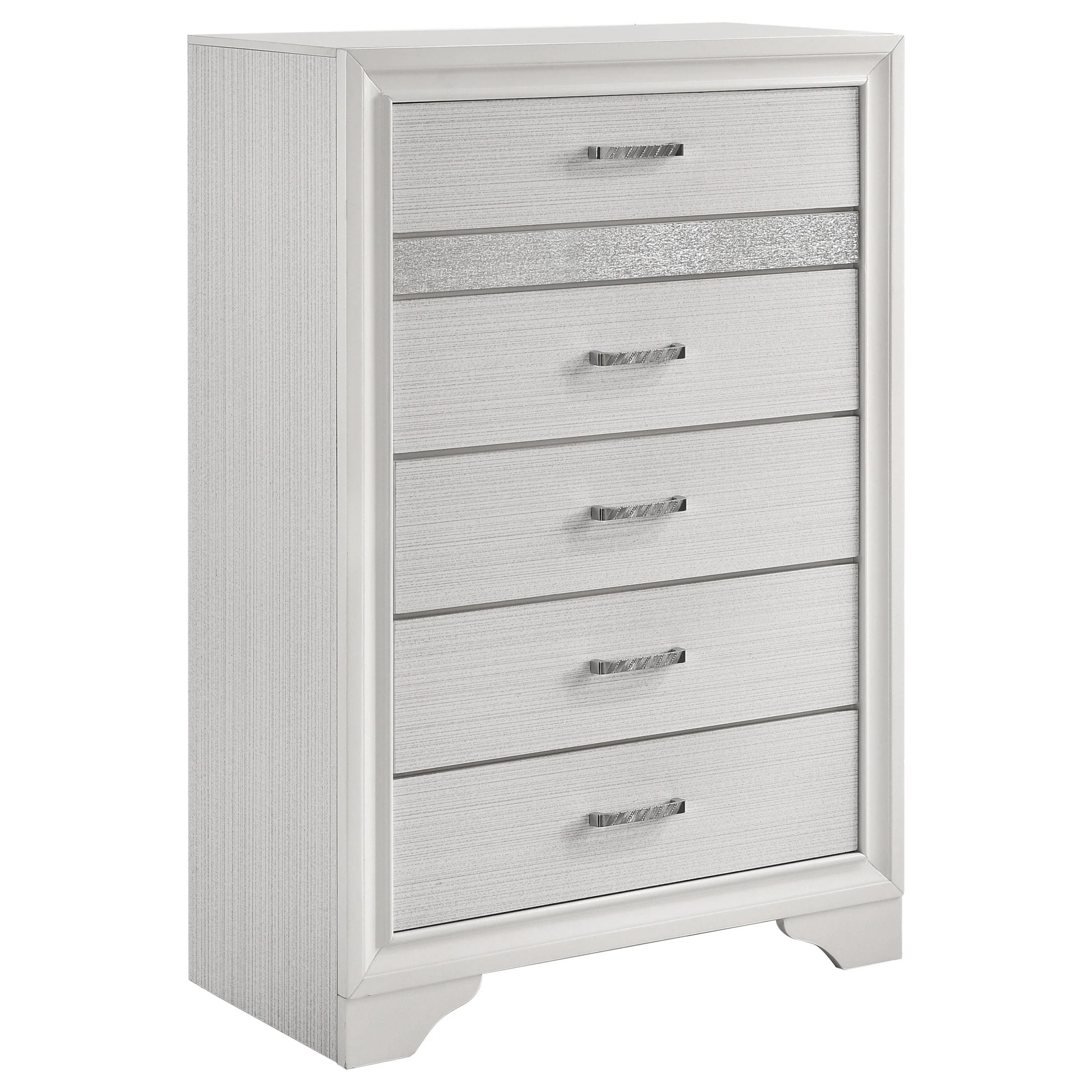 Coaster Furniture Miranda 205115 5-Drawer Bedroom Chest – White