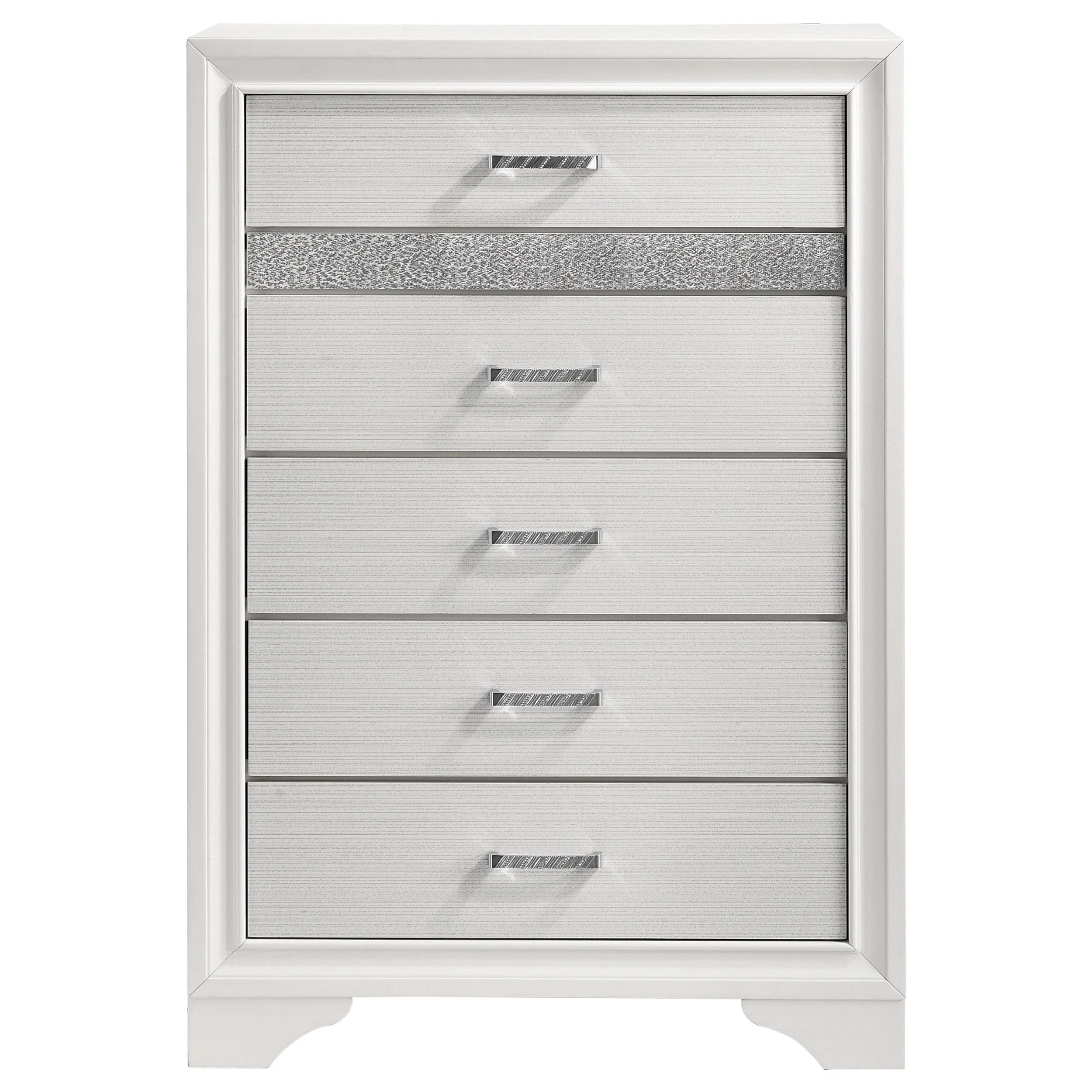 Coaster Furniture Miranda 205115 5-Drawer Bedroom Chest - White - Image 2