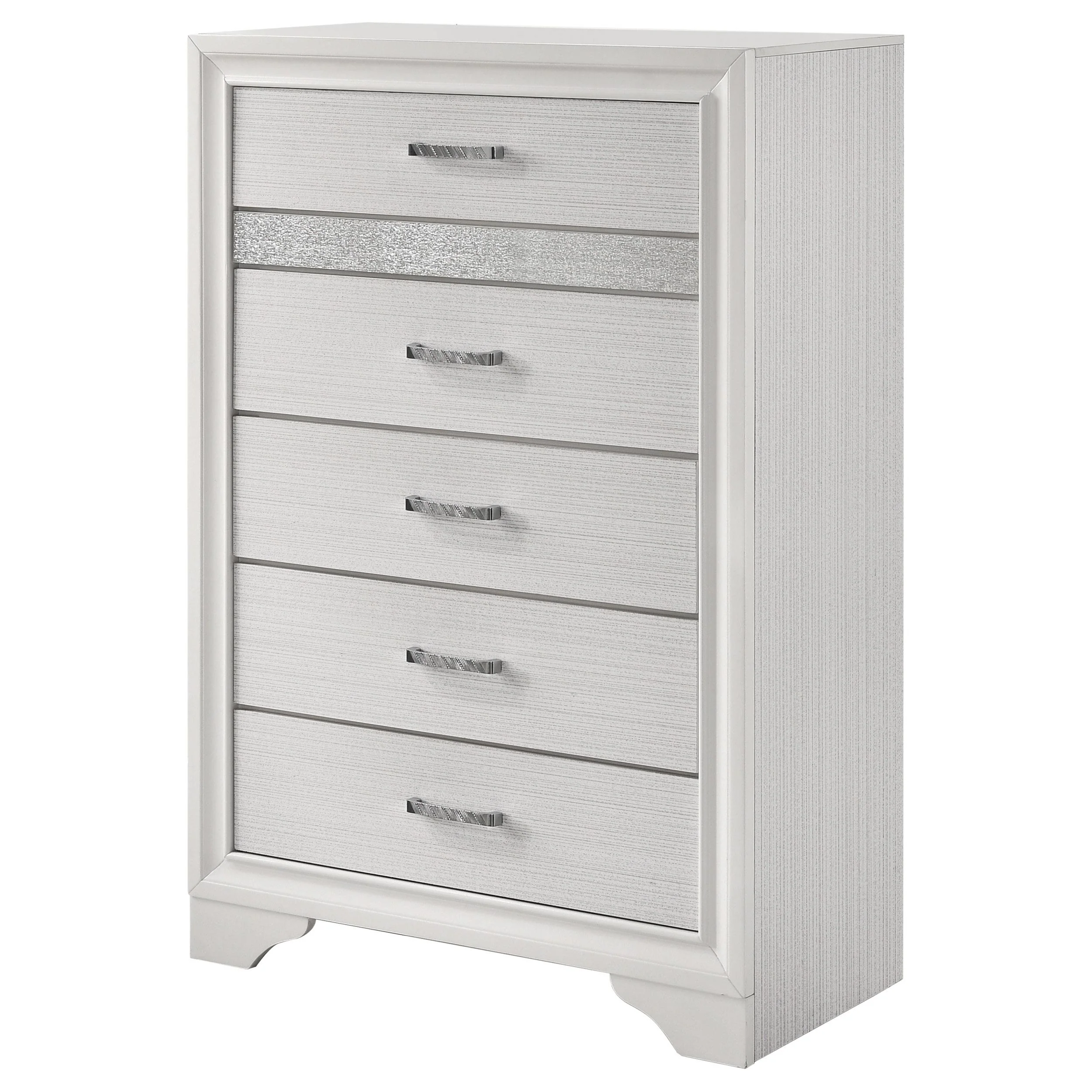 Coaster Furniture Miranda 205115 5-Drawer Bedroom Chest - White - Image 3