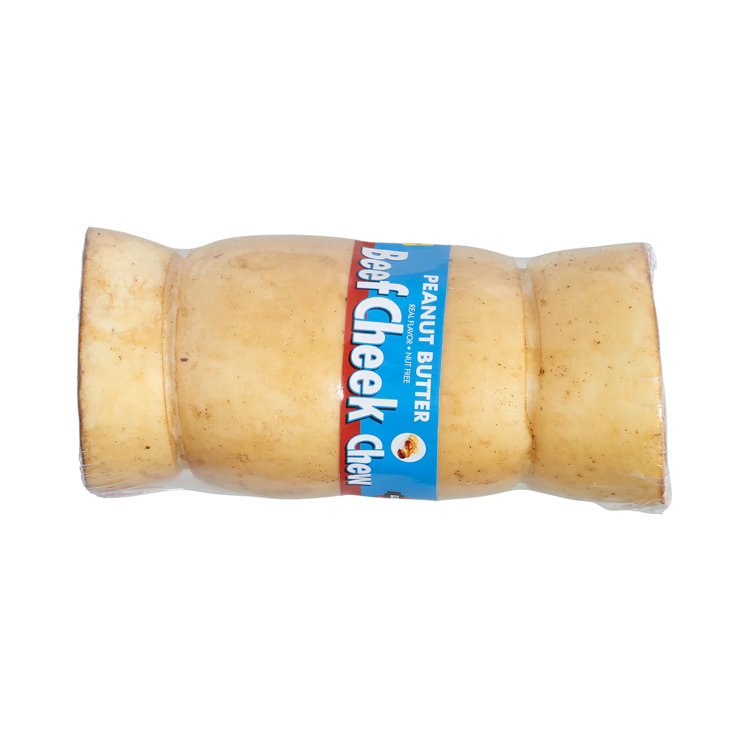 Lennox Dog Treat 5-6in Panut Butter Beef Cheek Log - Image 1