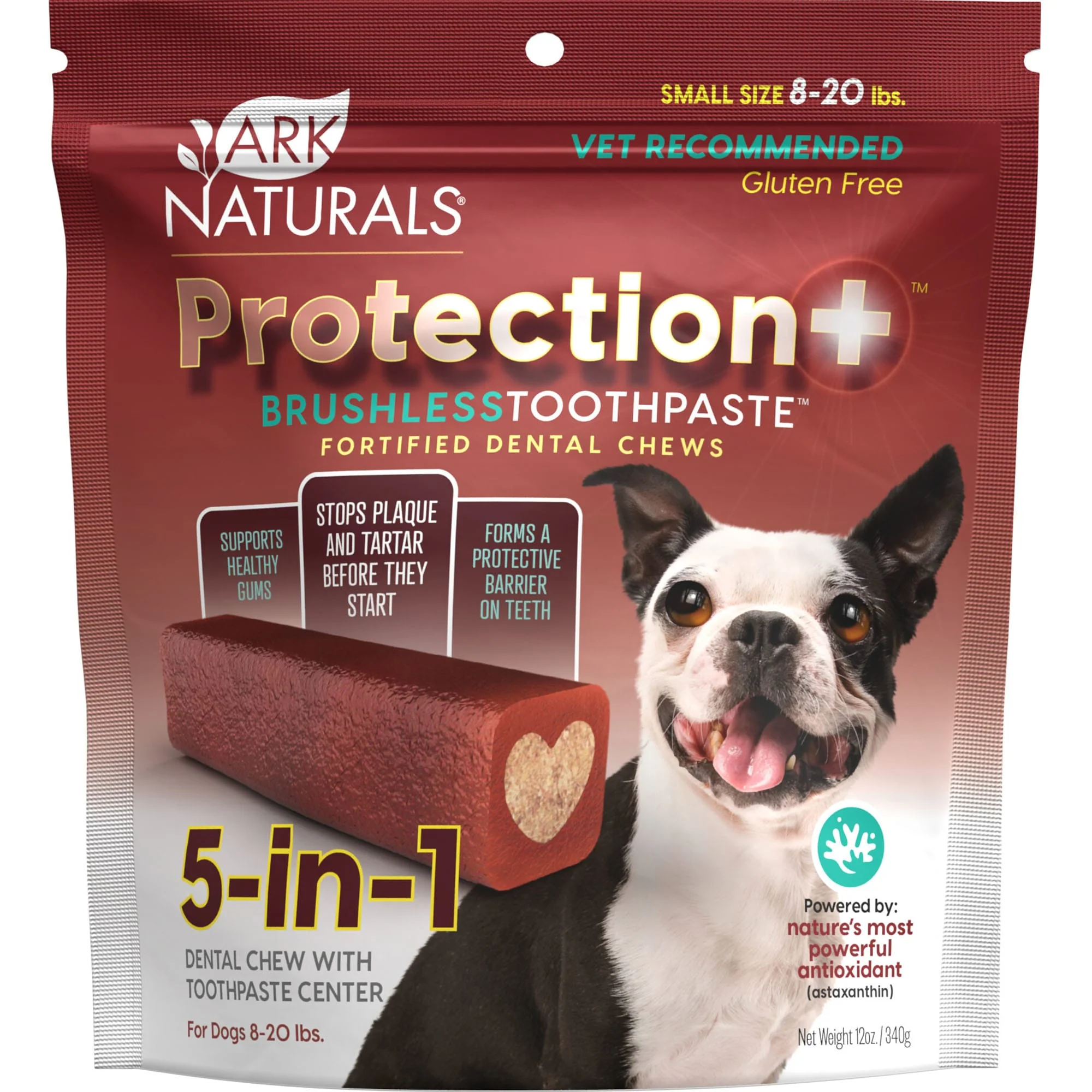 Ark Naturals Protection+ Brushless Toothpaste Dental Chews, Small - Image 1