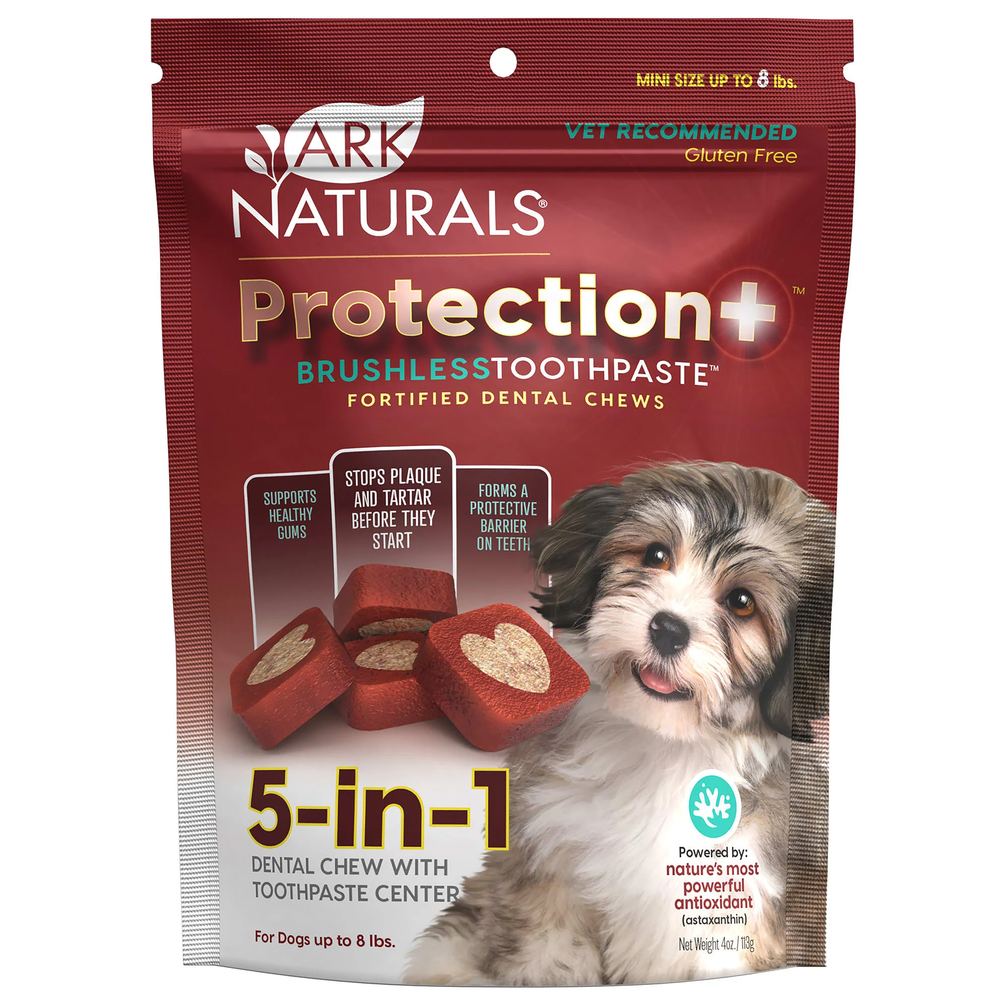 ARK Naturals Brushless Toothpaste Dental Chews - Mini (Dogs up to 8 lbs) - Image 1
