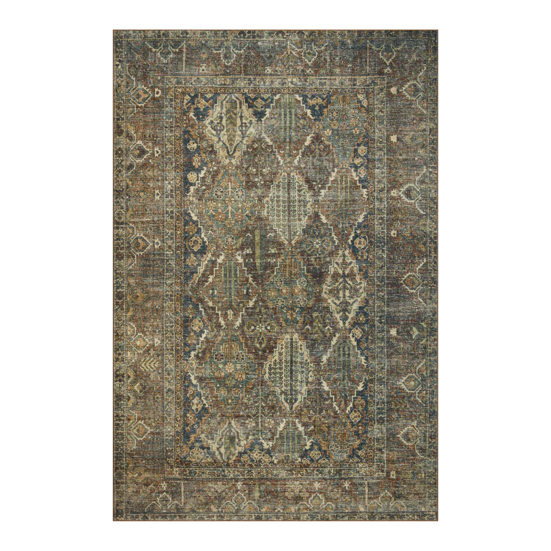 Magnolia Home x Loloi, Spice / Blue Banks Rug - Image 3
