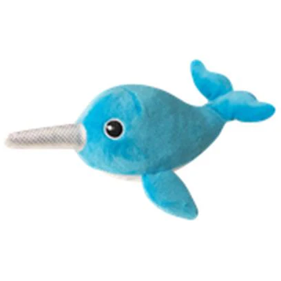 Snugarooz Baby Nikki the Narwhal Dog Toy 7 - Image 1