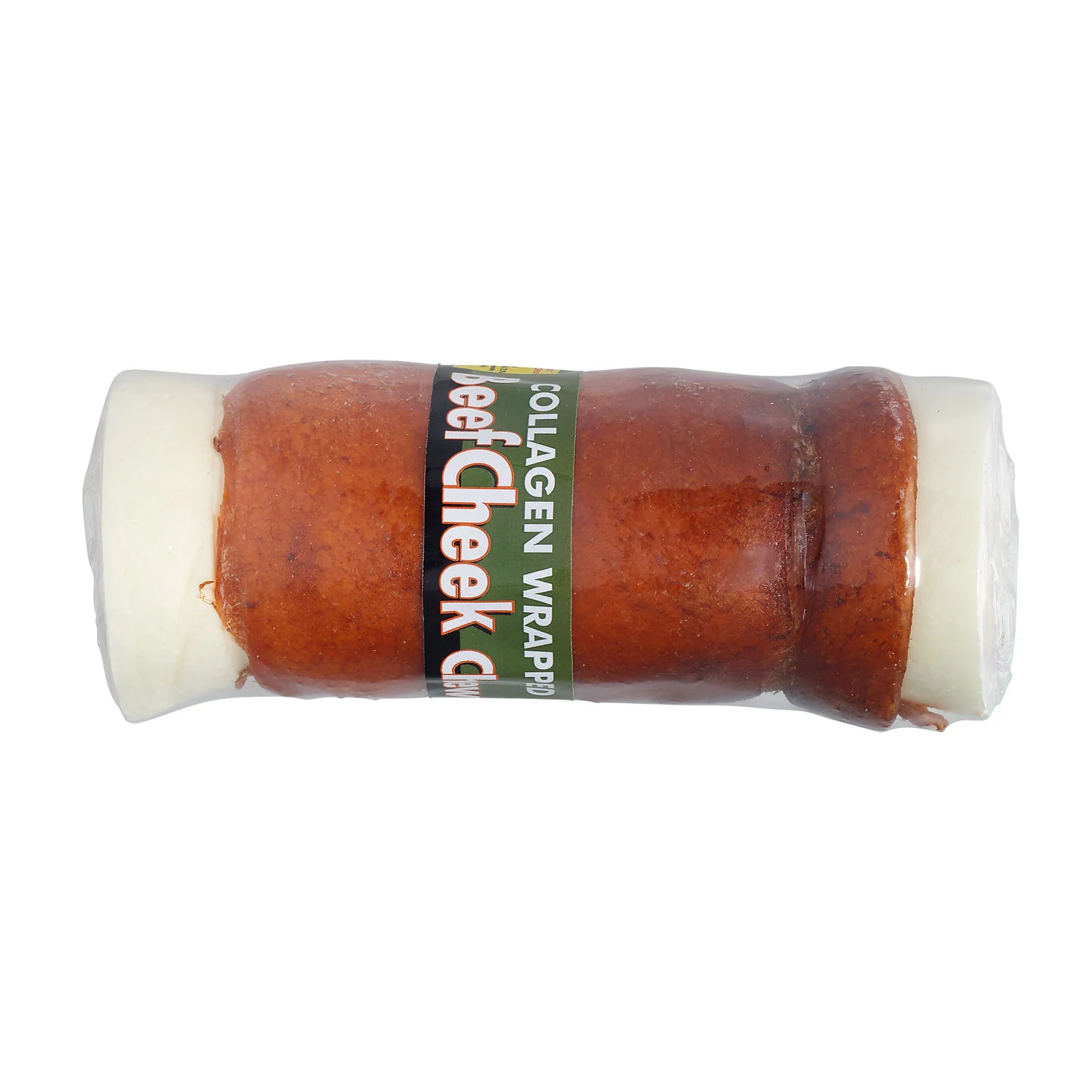 Lennox Dog Treat 5-6in Collagen Wrapped Beef Cheek Log - Image 1
