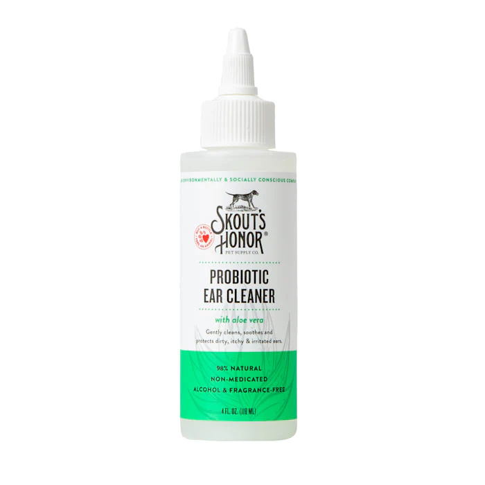 SKOUT S HONOR: Probiotic Ear Cleaner for Pets - Gently Cleans  Soothes  and Protects Dirty  Itchy  and Irritated Ears - Fragrance-Free - Image 1