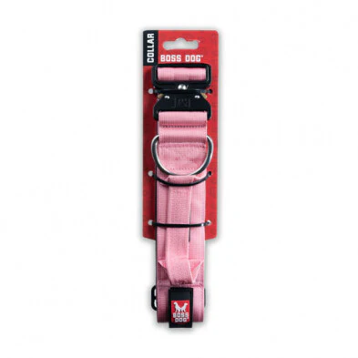 Boss Dog Tactical Collar 20-28in 2in Pink - Image 1