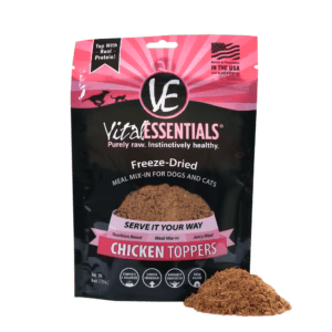 Vital Essentails Freeze Dried Topper for Dogs 6oz Chicken - Image 1