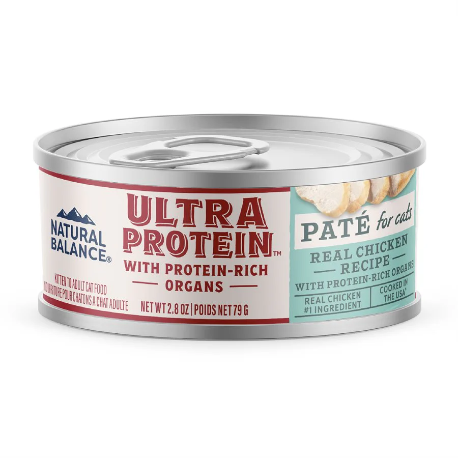 Natural Balance Ultra Protein Cat Chicken & Organ Meats Pate 2.8oz - Image 1