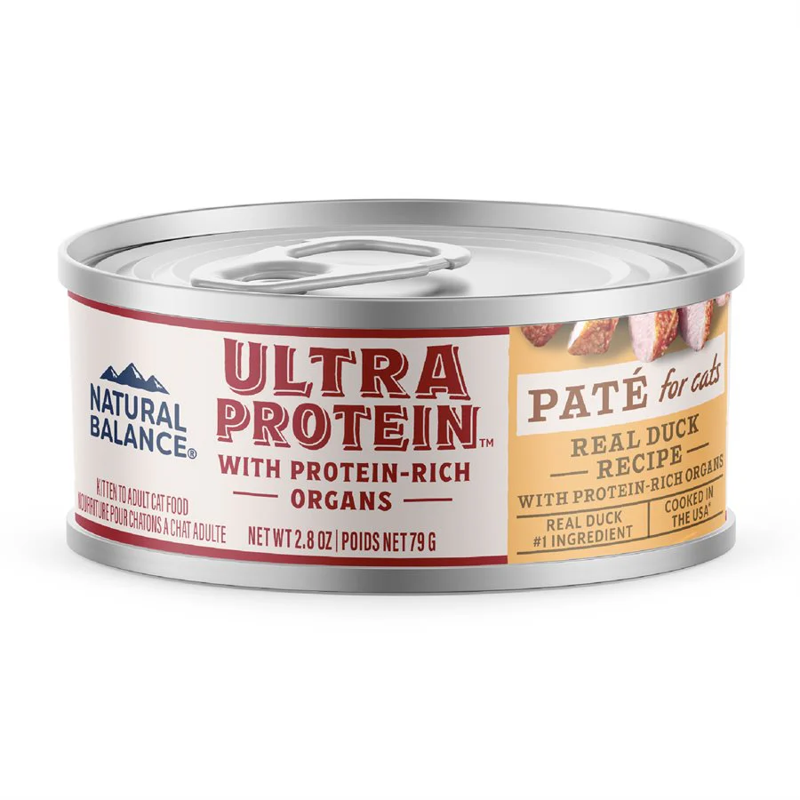 Natural Balance Ultra Protein Cat Duck & Organ Meats Pate 2.8oz - Image 1