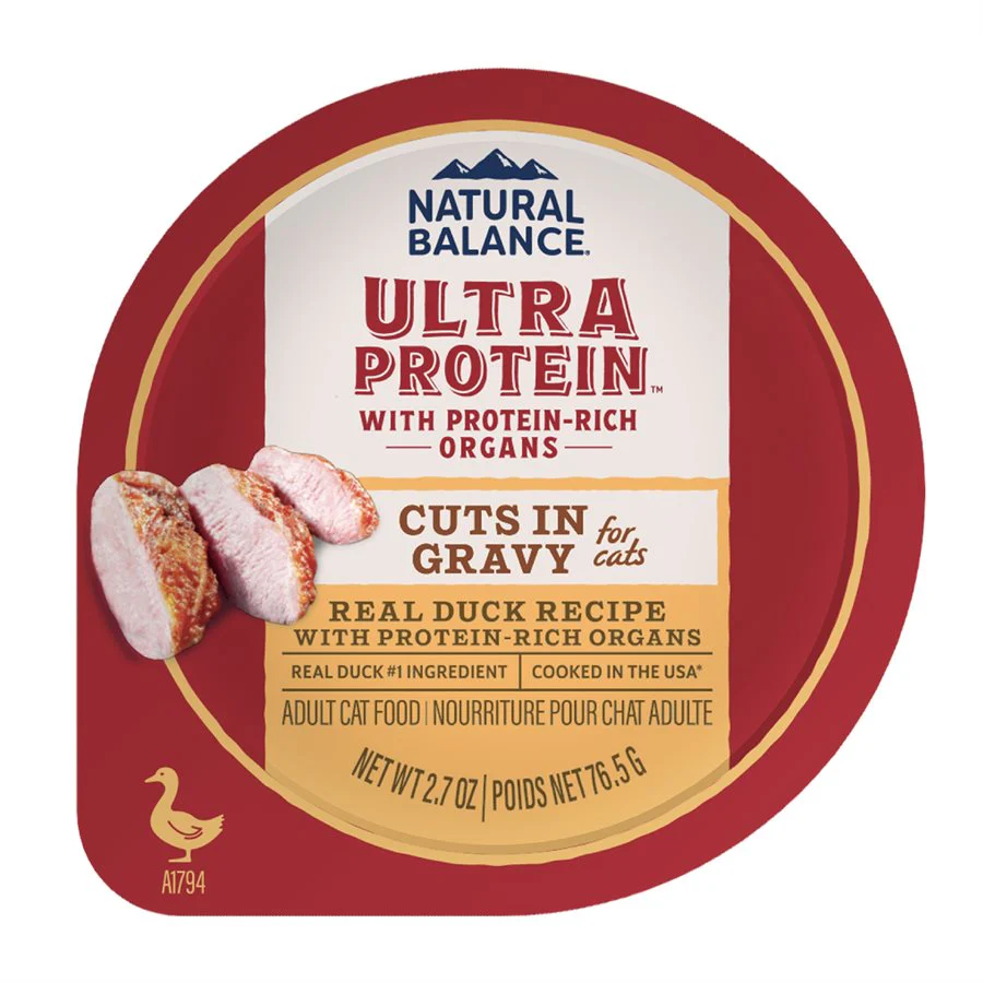Natural Balance Ultra Protein Cat Duck & Organ Meats in Gravy 2.7oz - Image 1