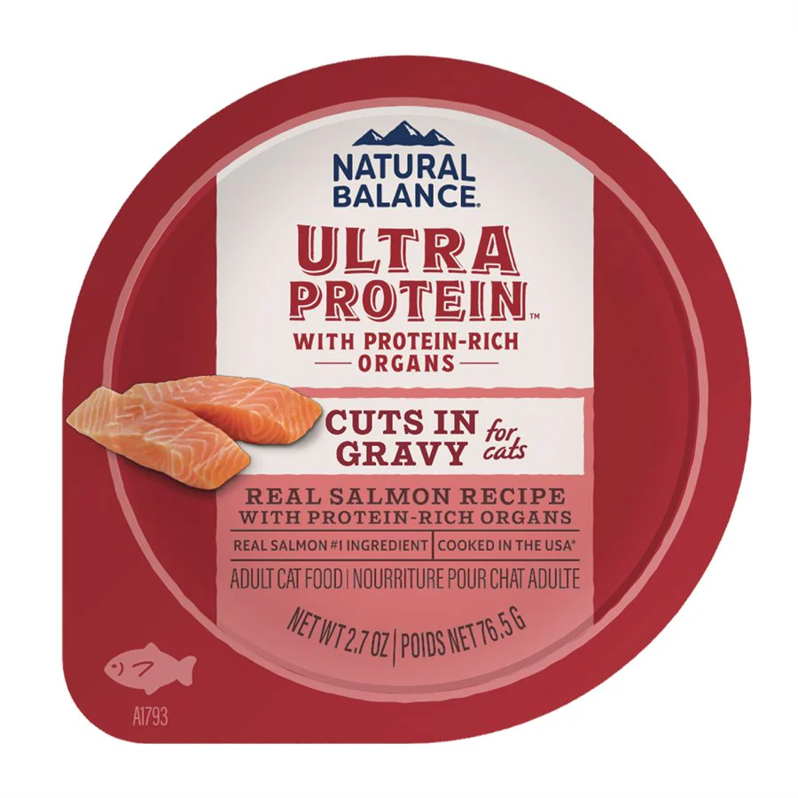 Natural Balance Ultra Protein Cat Salmon & Organ Meats in Gravy 2.7oz - Image 1